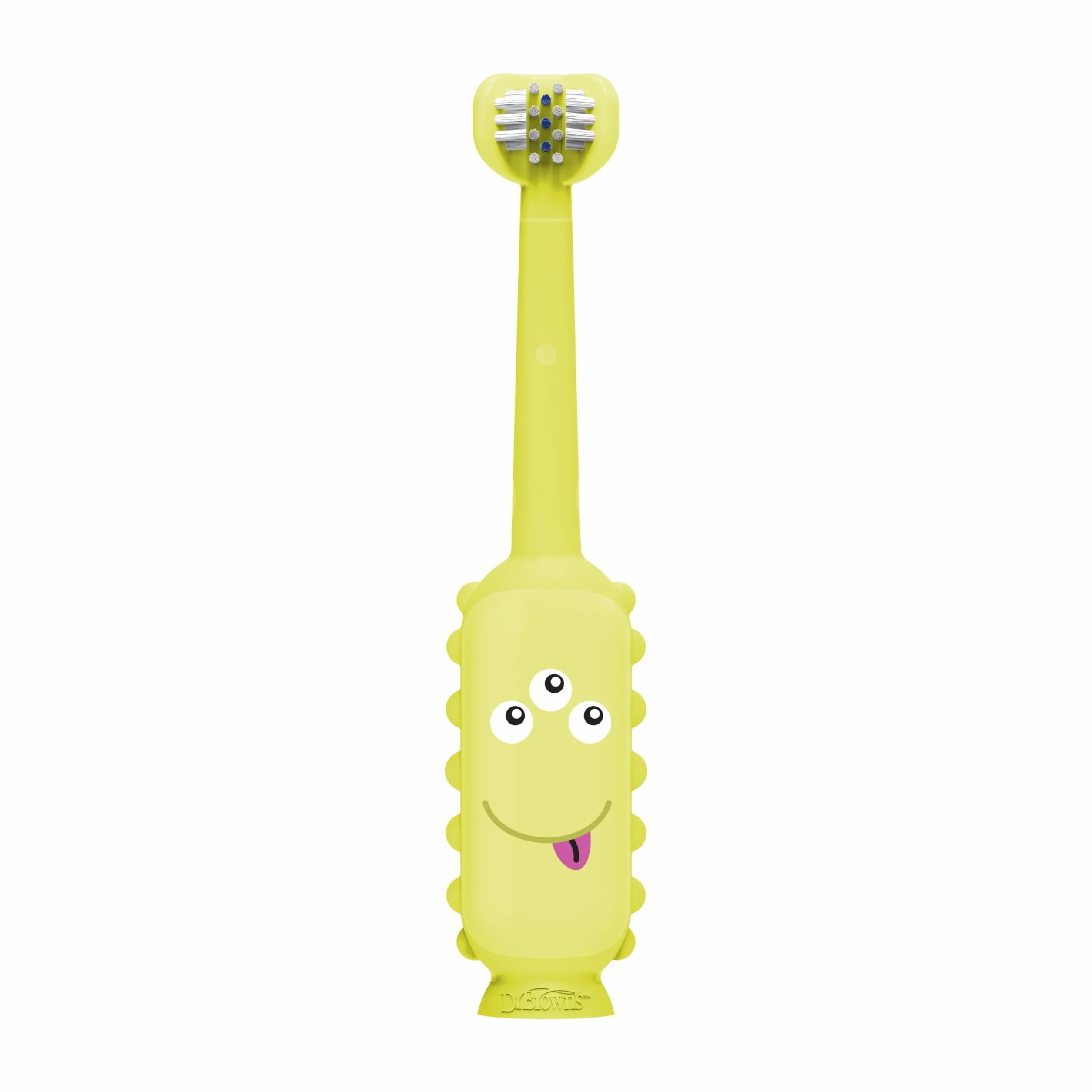 Dr Brown's ToothScrubber Toddler Monster Green