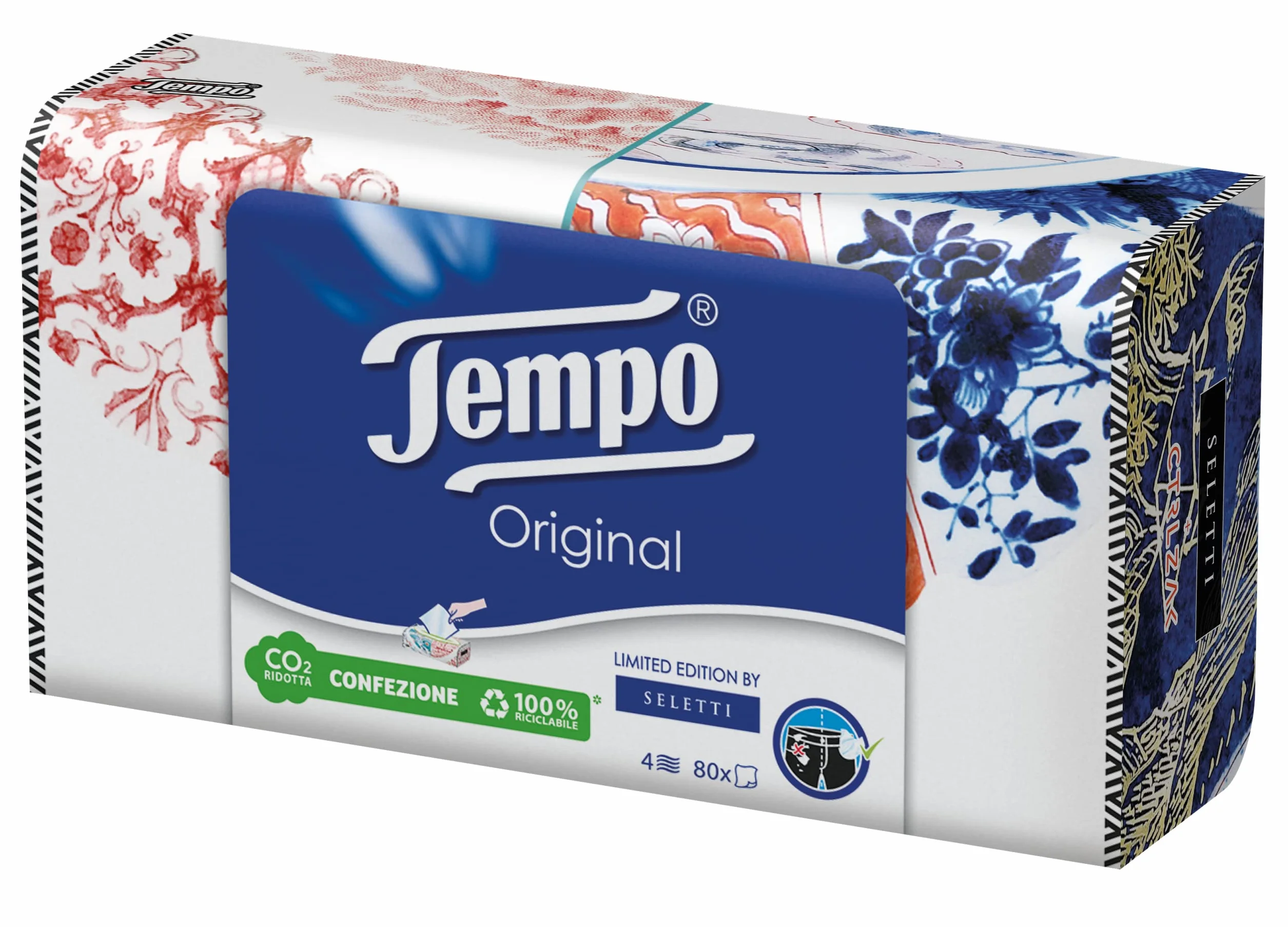 Tempo Original Chusteczki Biały 3 x 80 szt.