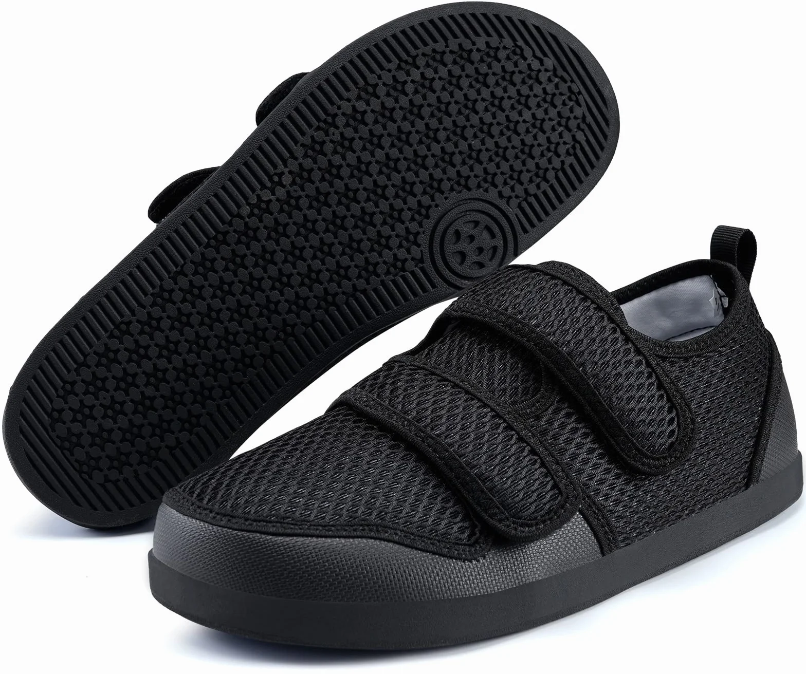 Buty rehabilitacyjne dla cukrzyków regulowane zapięcie na rzepy szerokie