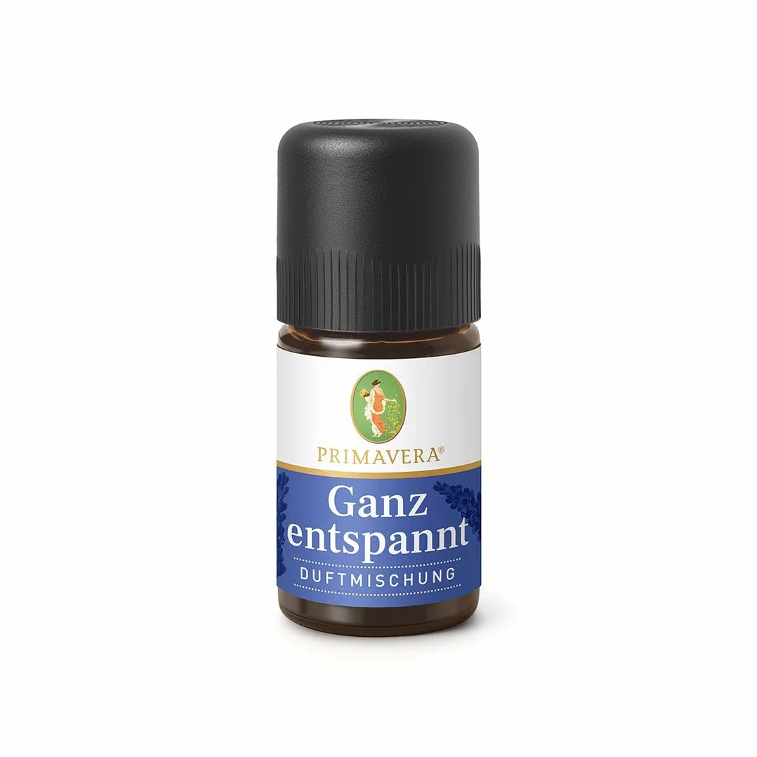 PRIMAVERA Mieszanka zapachowa całkowicie zrelaksowana 5 ml – lawenda, benzoe Siam i Ho liście – olejek aromatyczny, olejek eteryczny, aromaterapia – relaksująca – wegańska