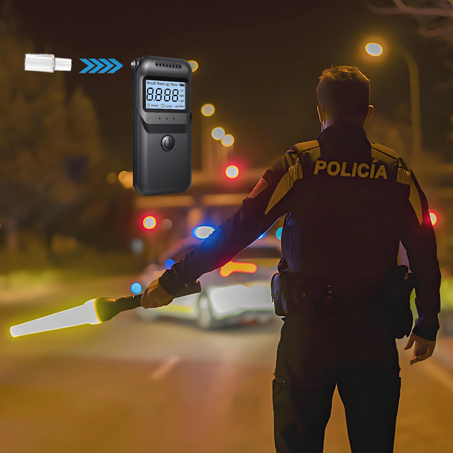 30 sztuk uniwersalnych przezroczystych alkoholtesterów do nadmuchiwania, kompatybilne z MR997 MR806