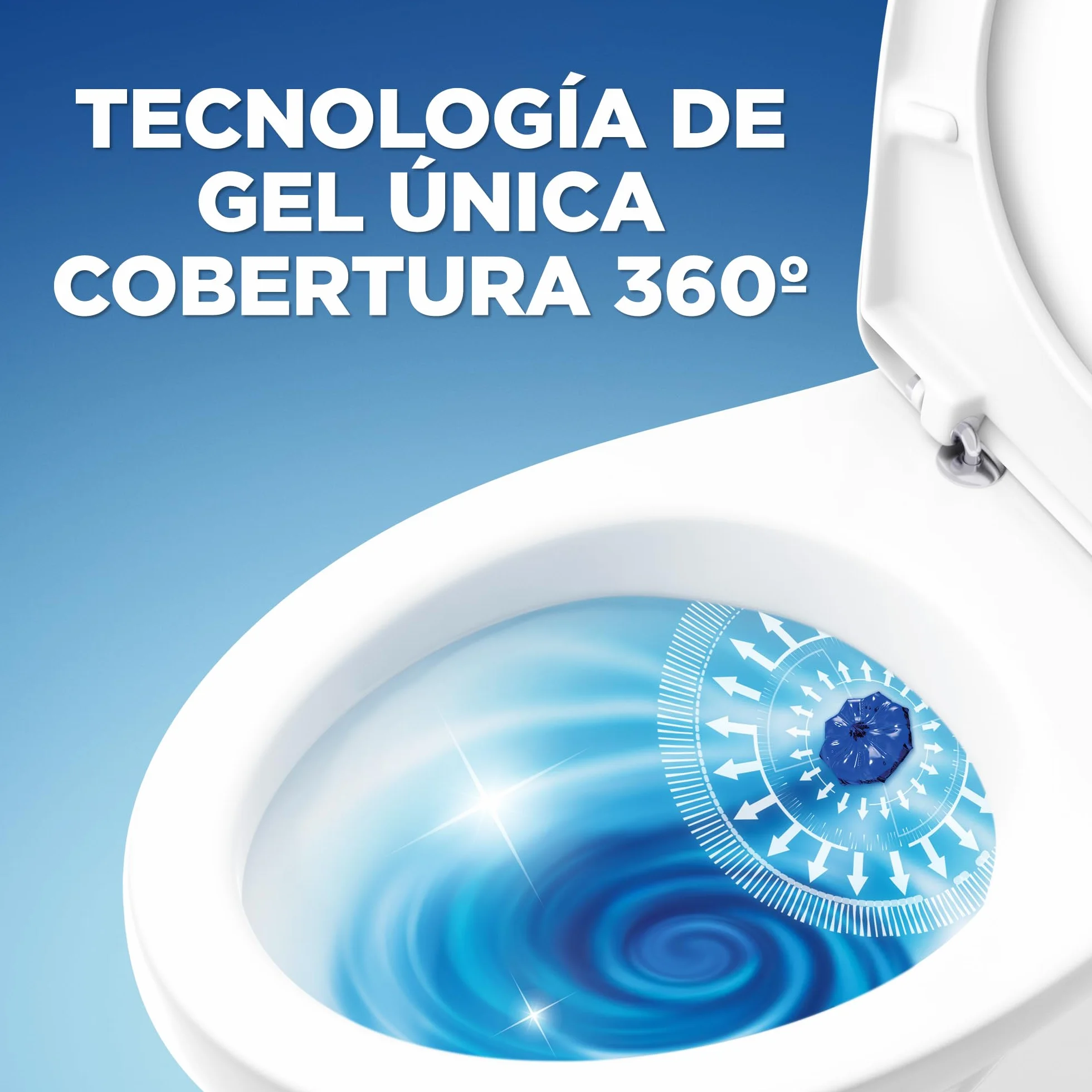Pato Aktywne dyski Blue Water - Aplikator WC z wkładem (6 dysków) - Czyści i perfumuje toaletę