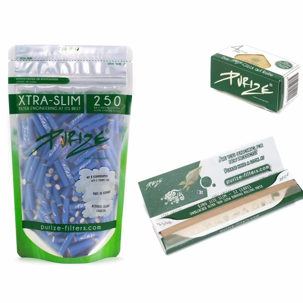 PURIZE® Worek filtr z węglem aktywnym 250 XTRA Slim Size niebieski