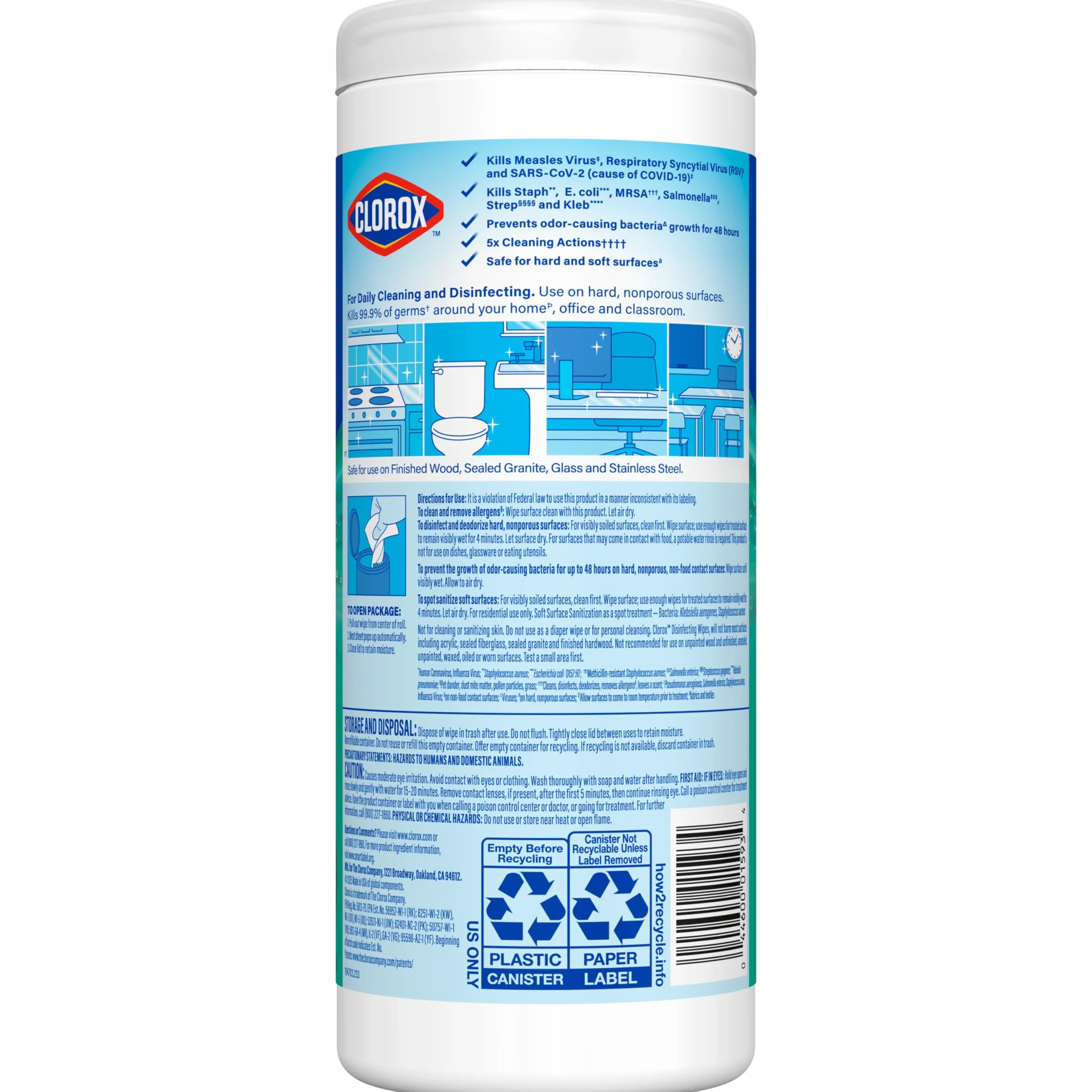Clorox Disinfecting Wipes, Fresh Scent, 35-ct