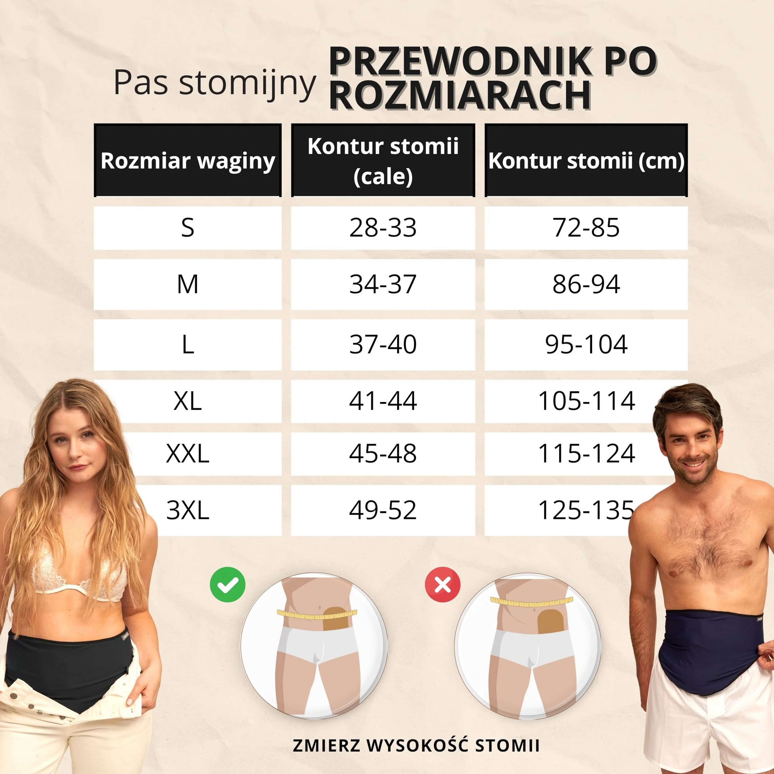 SIIL Pas stomijny Mężczyźni i kobiety beżowy, Osłony na worki stomijne Do Sporty i pływanie, Kompatybilne do Ileostomia, Urostomia Osłona na worek kolostomijny. Zrobione w EU