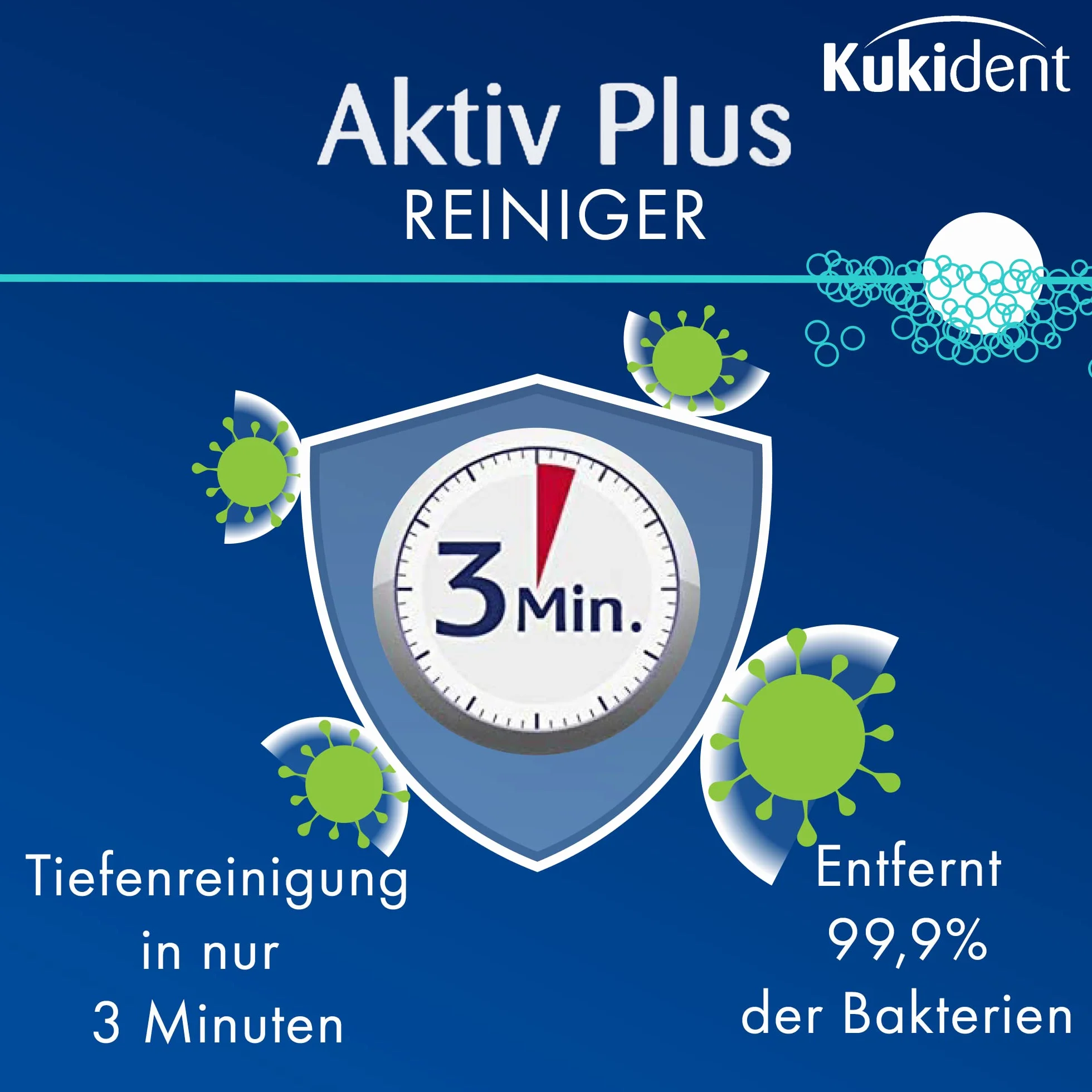 Kukident Aktiv Plus, 33 tabletki