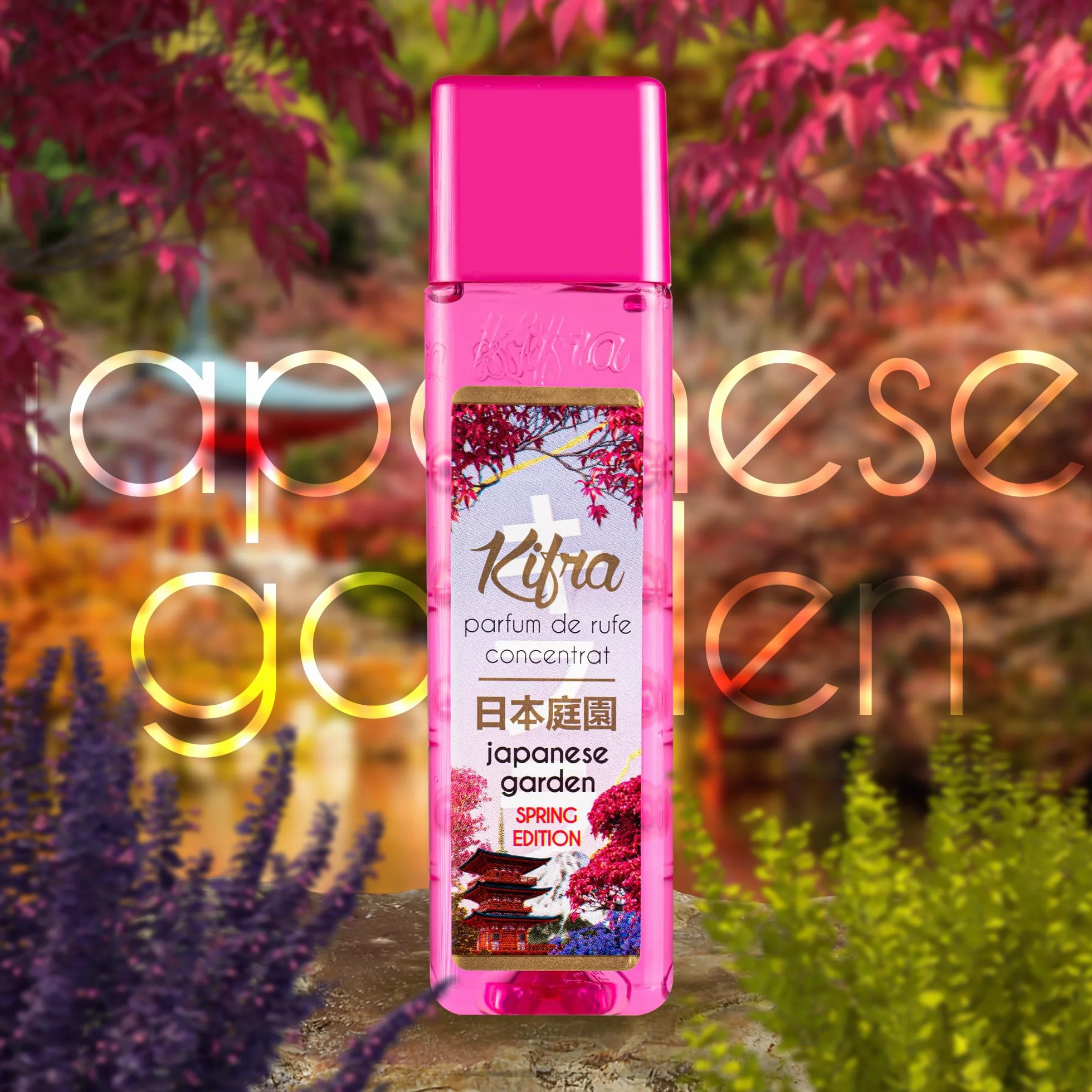 KIFRA Japanese Garden Skoncentrowane perfumy do prania 200 ml, 80 cykli prania, długotrwały zapach prania