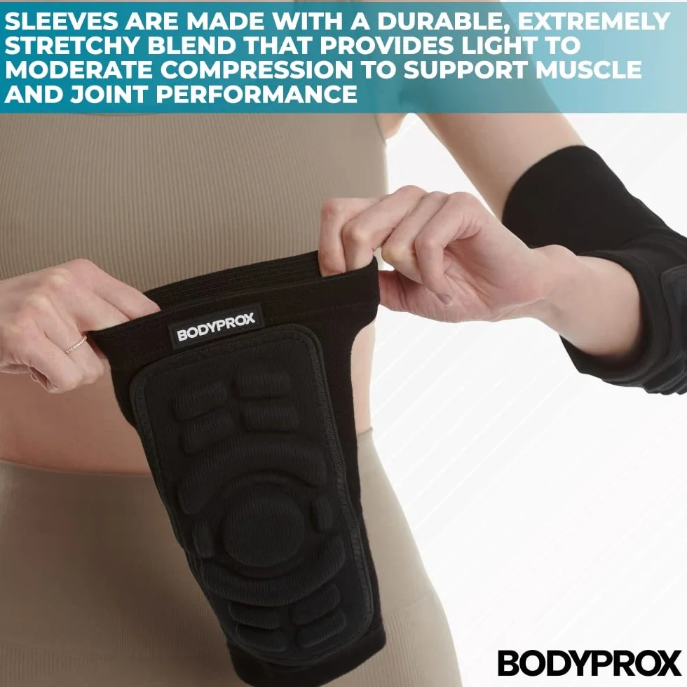 Bodyprox Ochraniacze łokci 1 para, rękaw ochronny łokci (L)