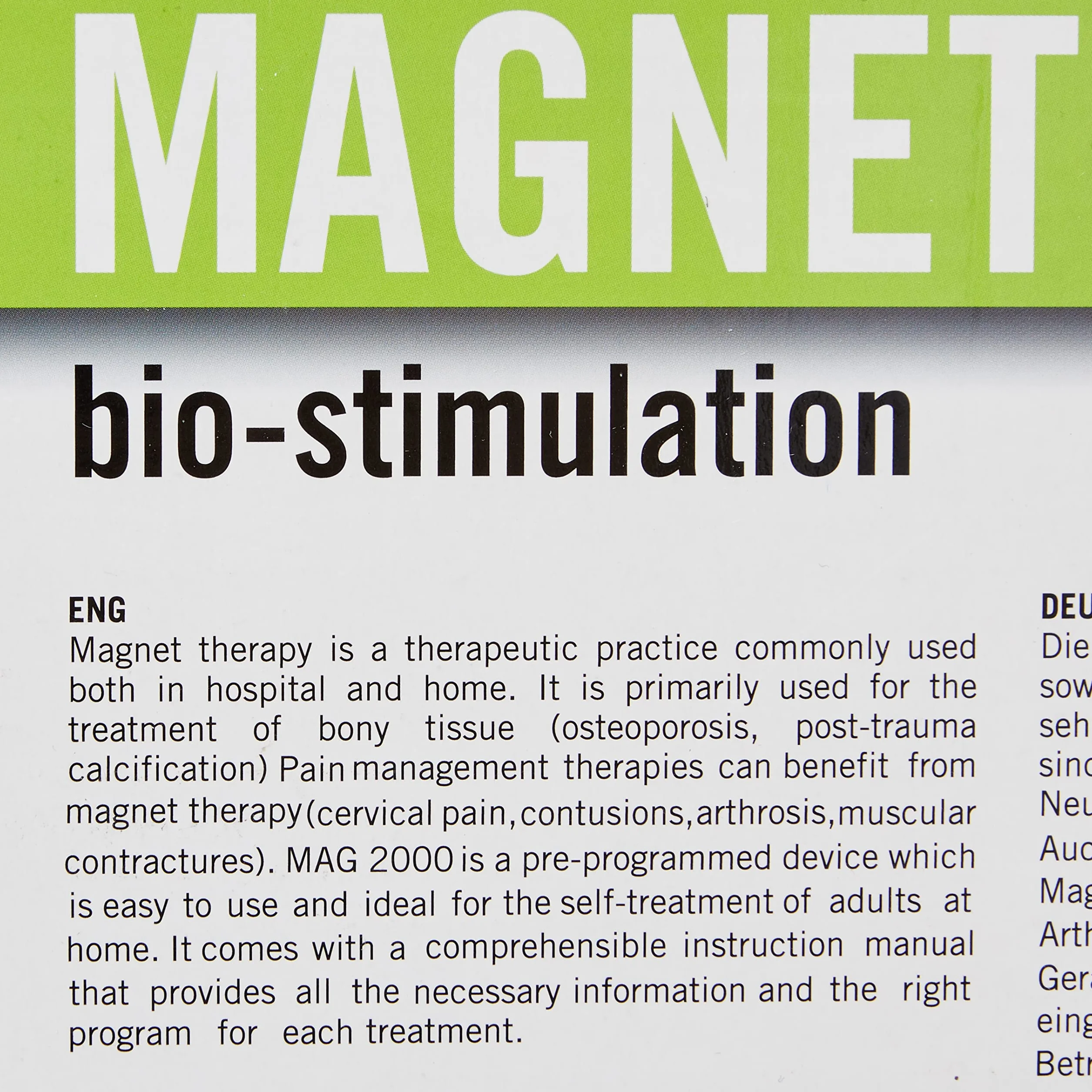 Itech IACER I-Tech MAG 2000 Plus, do magnetoterapii domowej i profesjonalnej, 2 kanały po 200 Gaussów każdy, 35 programów, do 10 pamięci użytkownika, gumka z 3 elektromagnesami, torba
