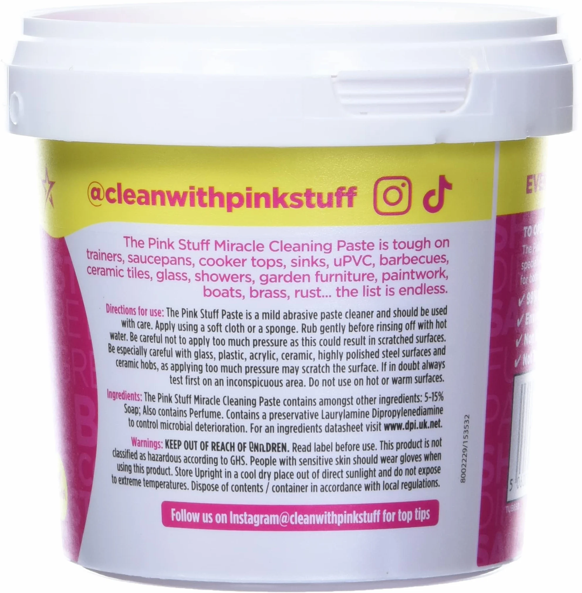 The Pink Stuff - The Mircale All Purpose Cleaning Pasta 850 g
