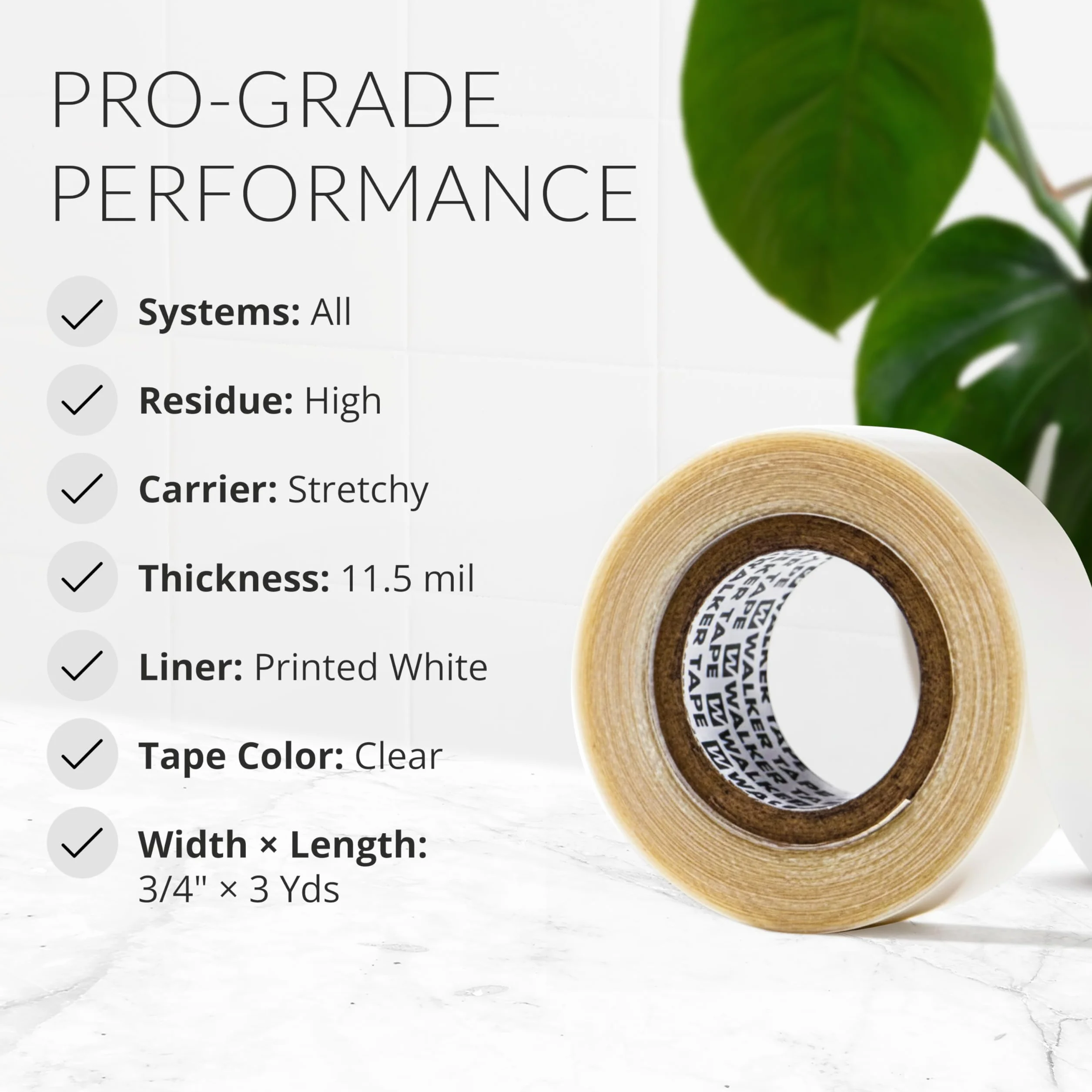 Walker Tape Ultra Hold 3/10.2 cm x 3 Yards