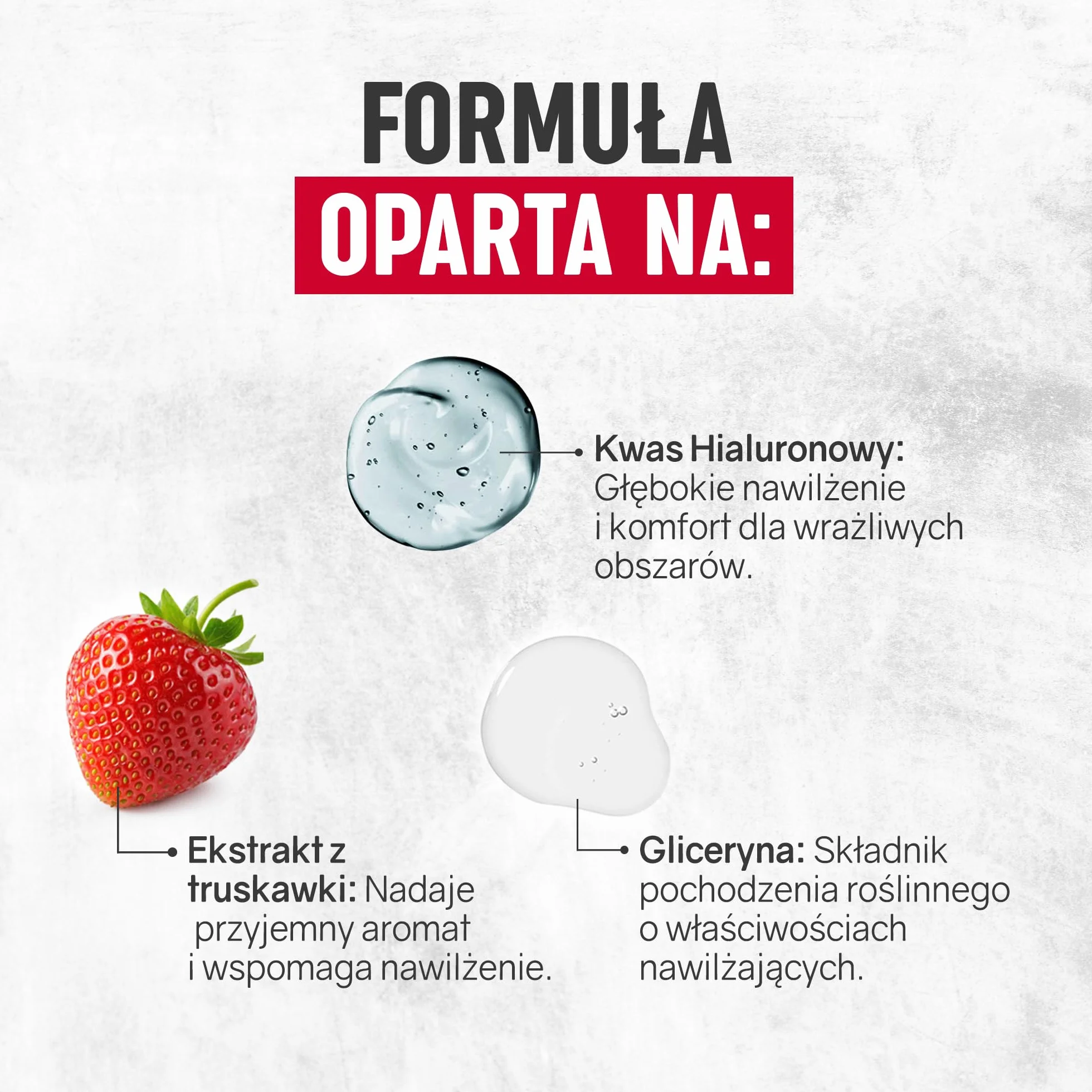 Żel intymny Excite o zapachu truskawki na bazie wody, 100 ml - nawilżający i delikatny dla wrażliwej skóry, wegański i nietestowany na zwierzętach