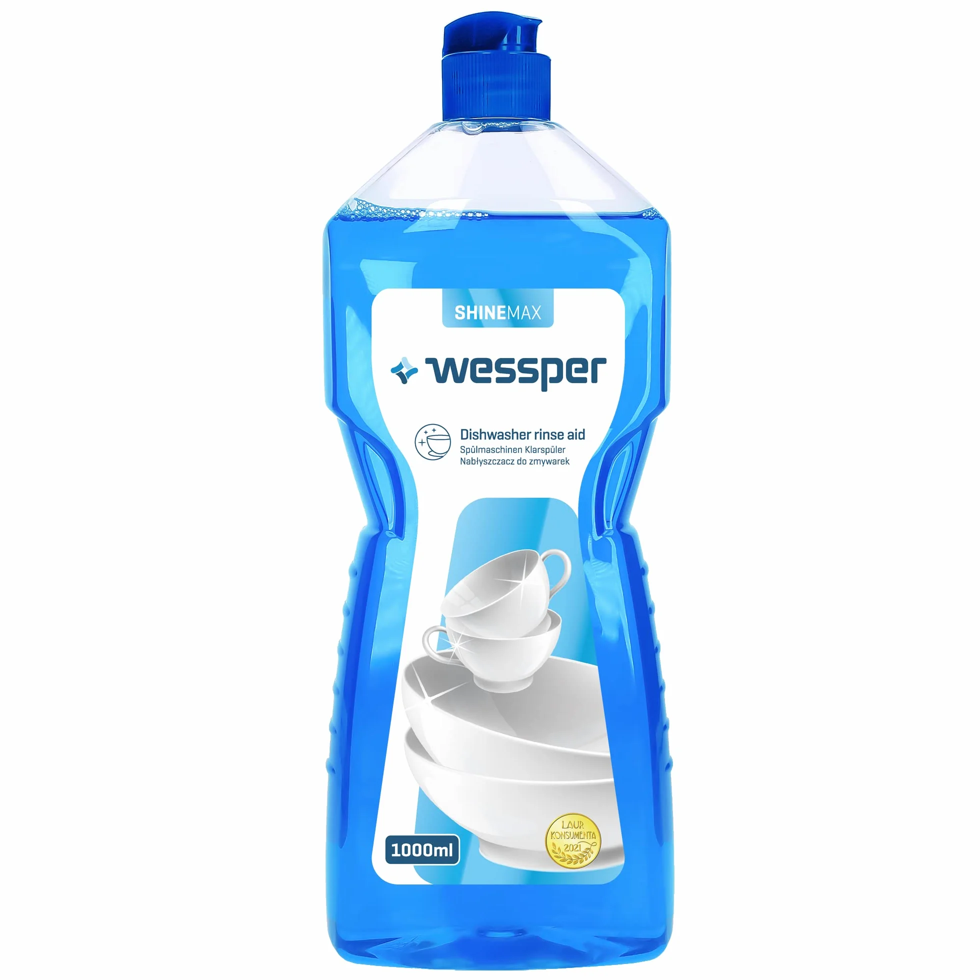 Wessper ShineMax płyn nabłyszczający do zmywarki 2x 1000 ml