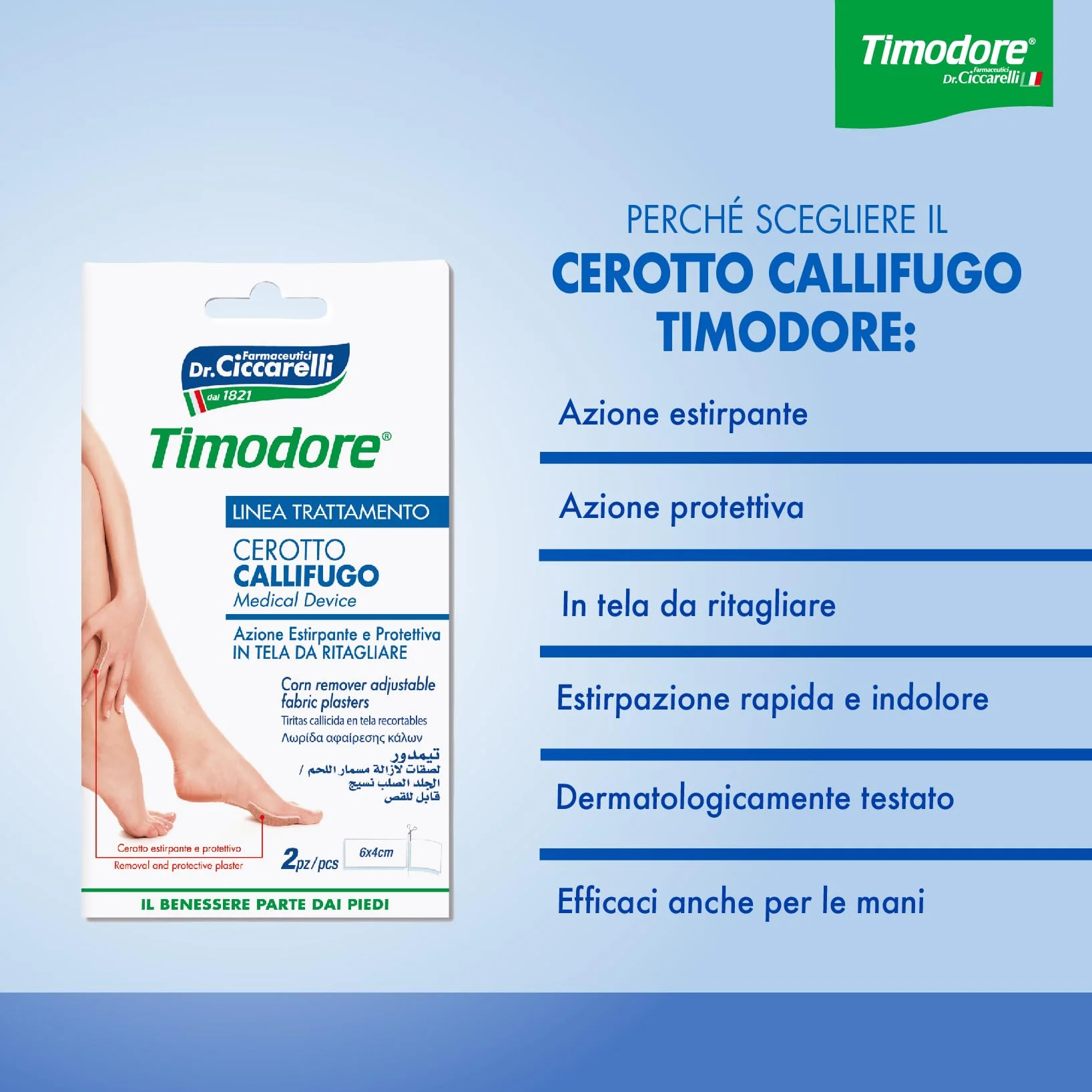 Timodore Płótno Callifughi plastry do przycinania