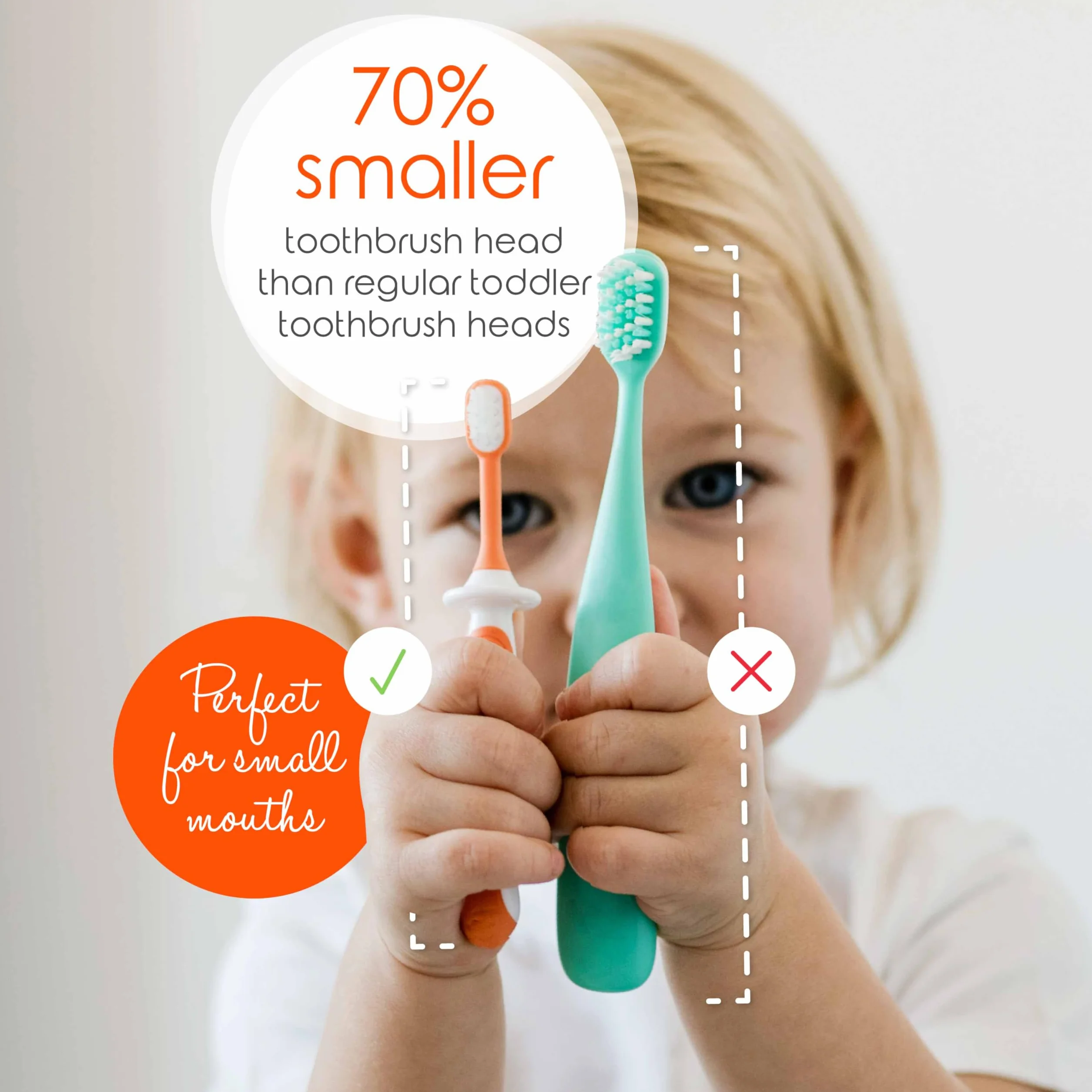 Cherish Baby Care Zestaw szczoteczek dla dzieci 4 sztuki silikonowa nie zawiera BPA