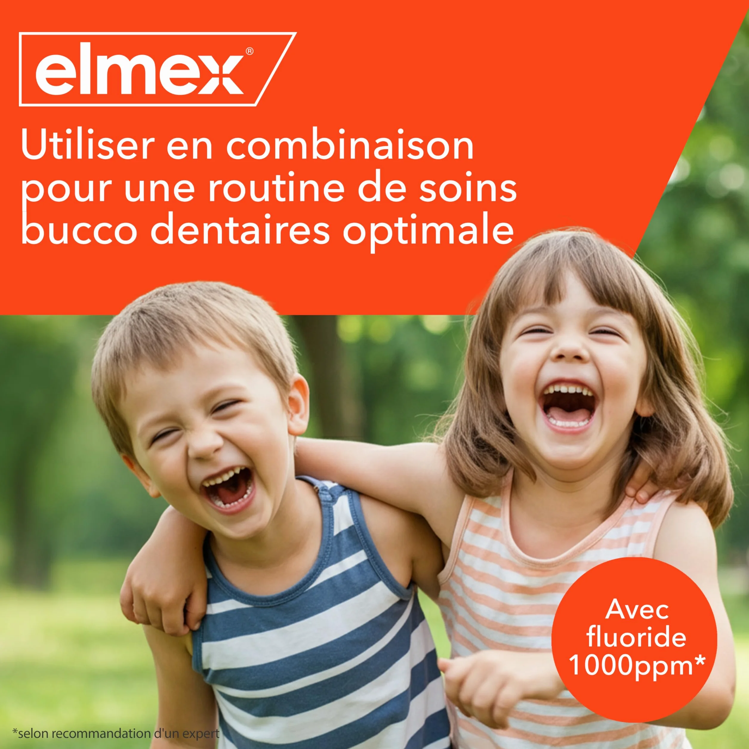 Elmex Kit Enfant Zestaw do Mycia Zębów, 2 Sztuki