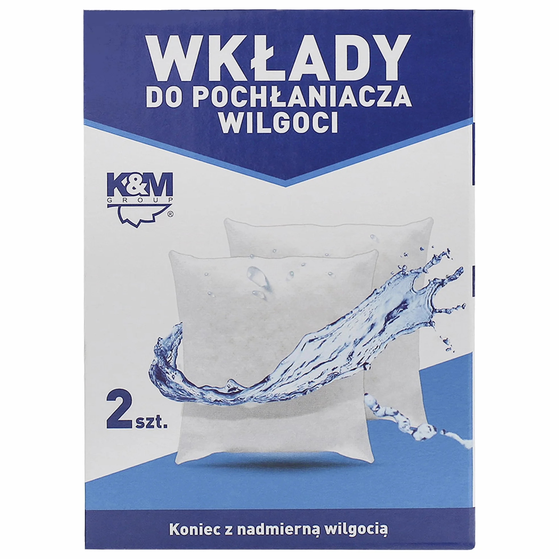 K&M Purepower 2x Worki wymienne do osuszacza Granulat osuszający 280 g Zestaw uzupełniający