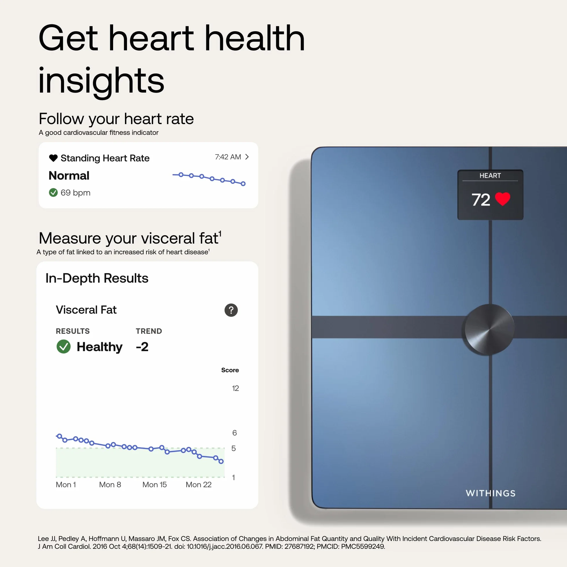 WITHINGS Body Smart – cyfrowa waga osobowa/waga osobowa do poszerzonego składu ciała, w tym masa mięśniowa, zawartość wody, gęstość kości, czarna
