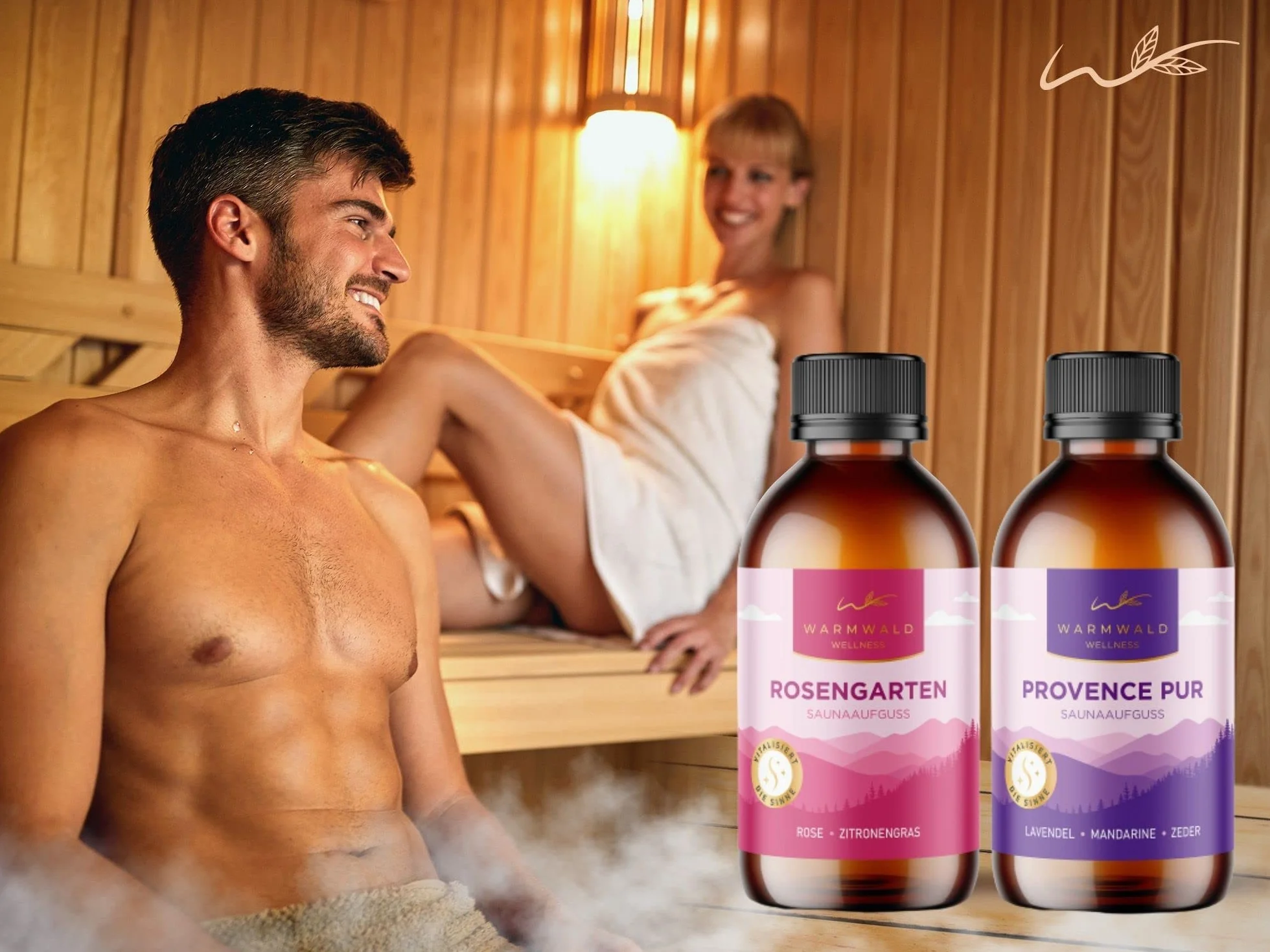 Napar do sauny z naturalnymi olejkami eterycznymi ciepły las 2 x 100 ml