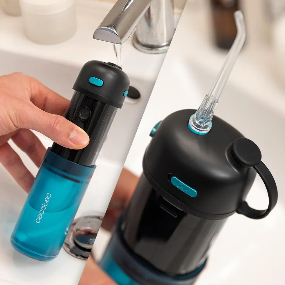 Cecotec Port Toothcare Jet Splash Irygator dentystyczny IPX7 150ml 3 tryby 8 intensywności