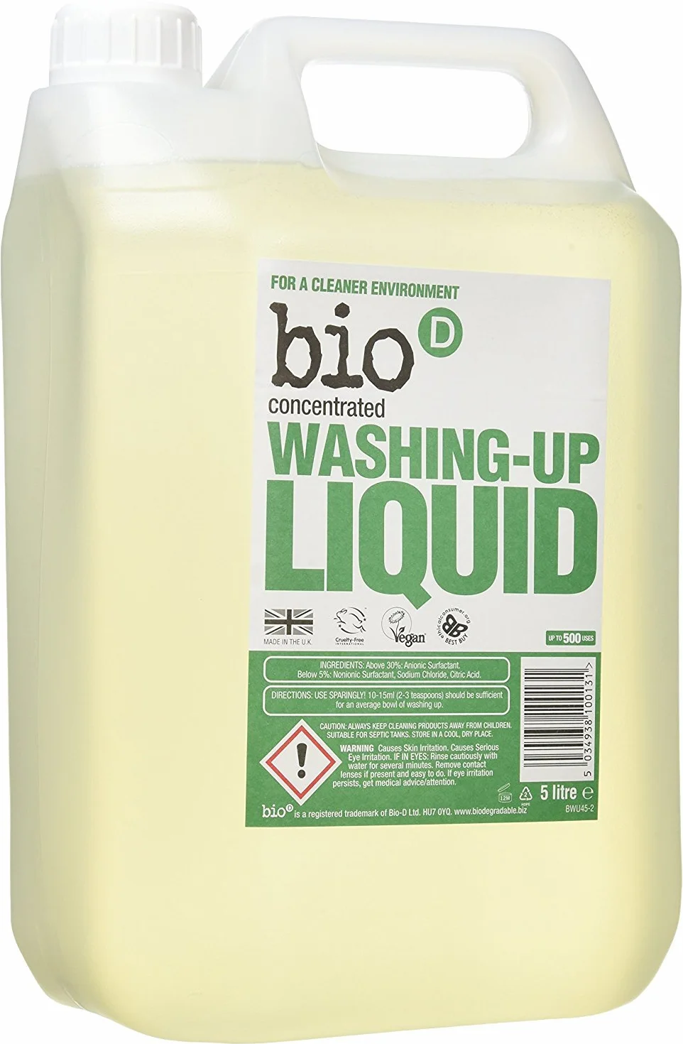 Bio D płyn do mycia naczyń, 5 l