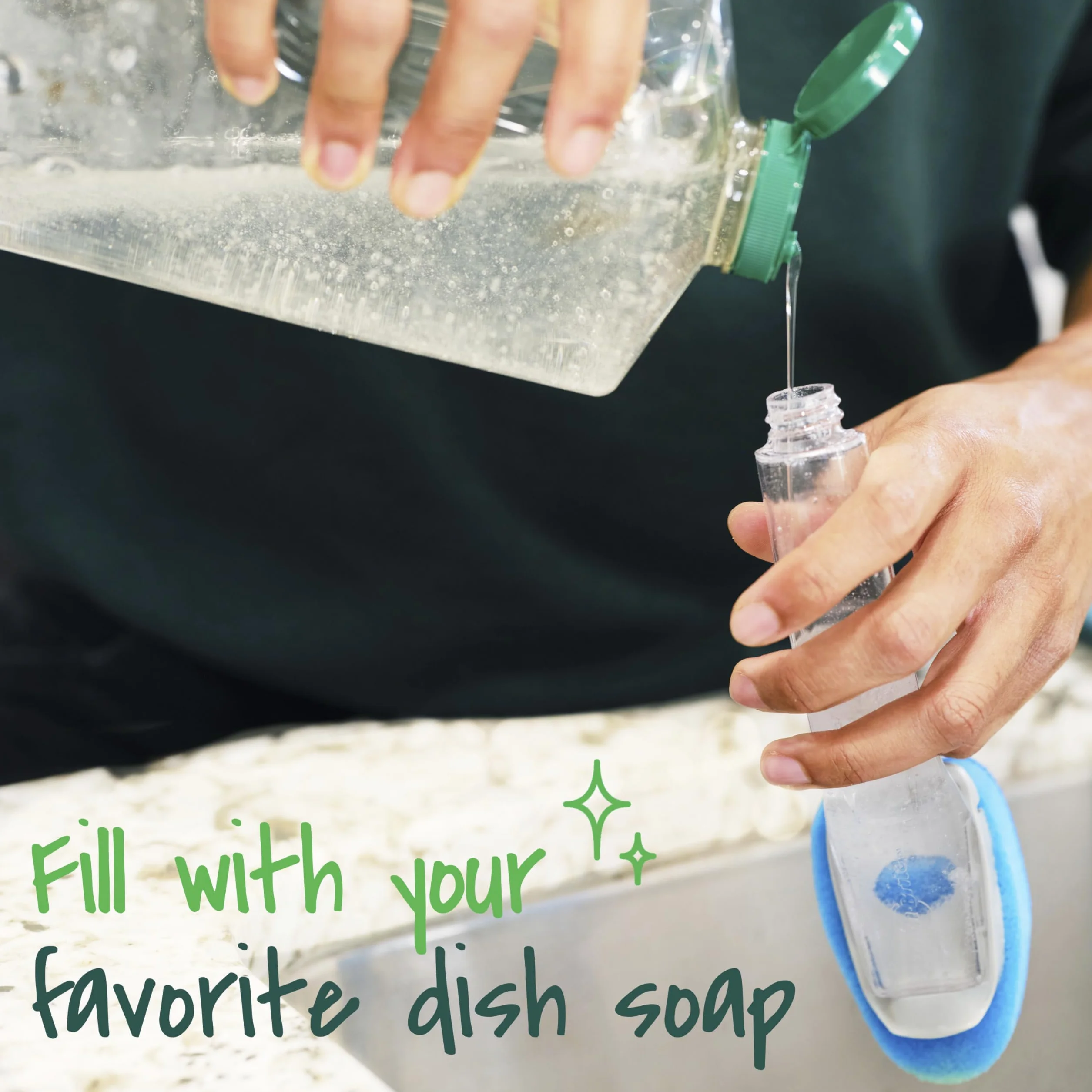 Scotch-Brite Dishwand Kit Wkład do Czyścików Kuchennych Niebieski 10 Sztuk