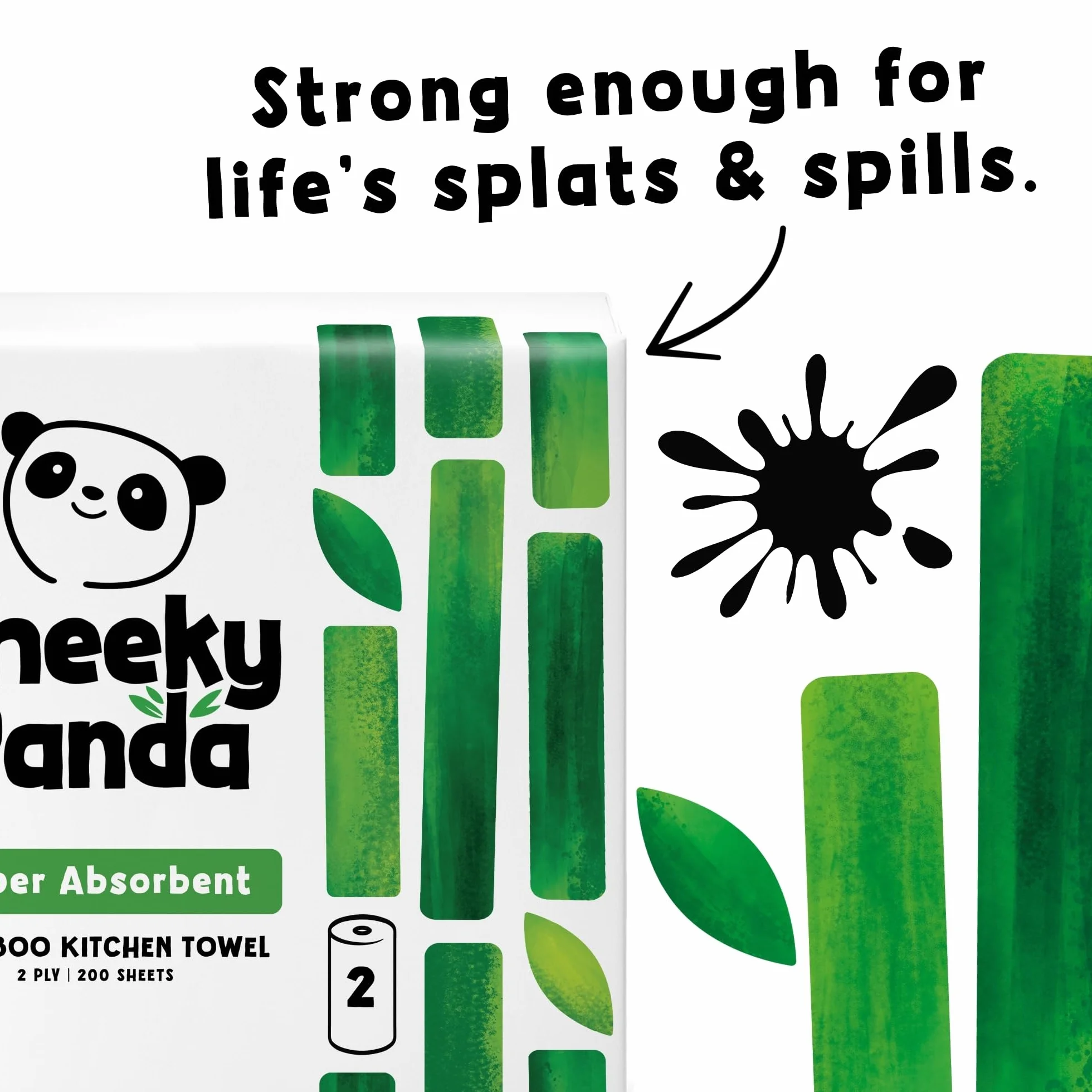 The Cheeky Panda Bamboo Touch Ręcznik Papierowy, 2 Sztuki