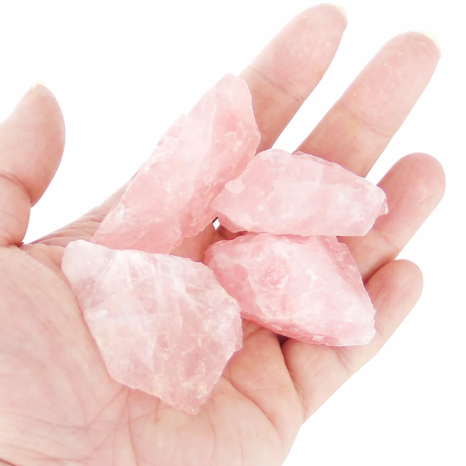 500 g, naturalny kwarc różowy, surowy kryształ do uzdatniania wody, kamienie lecznicze, kamienie wodne
