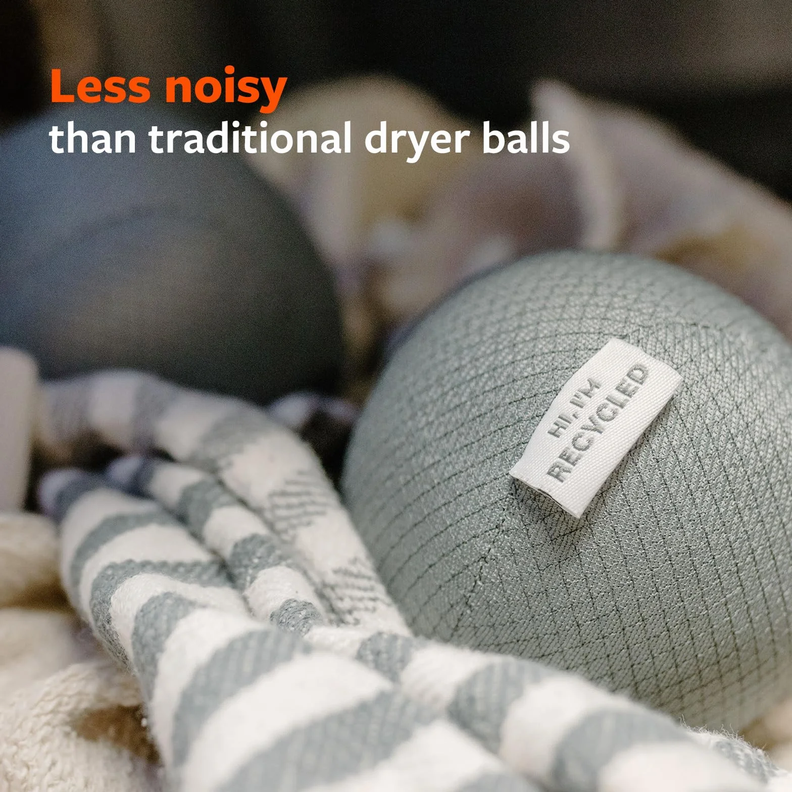 Full Circle Anti-Static Dryer Balls Grey, 3-Pack