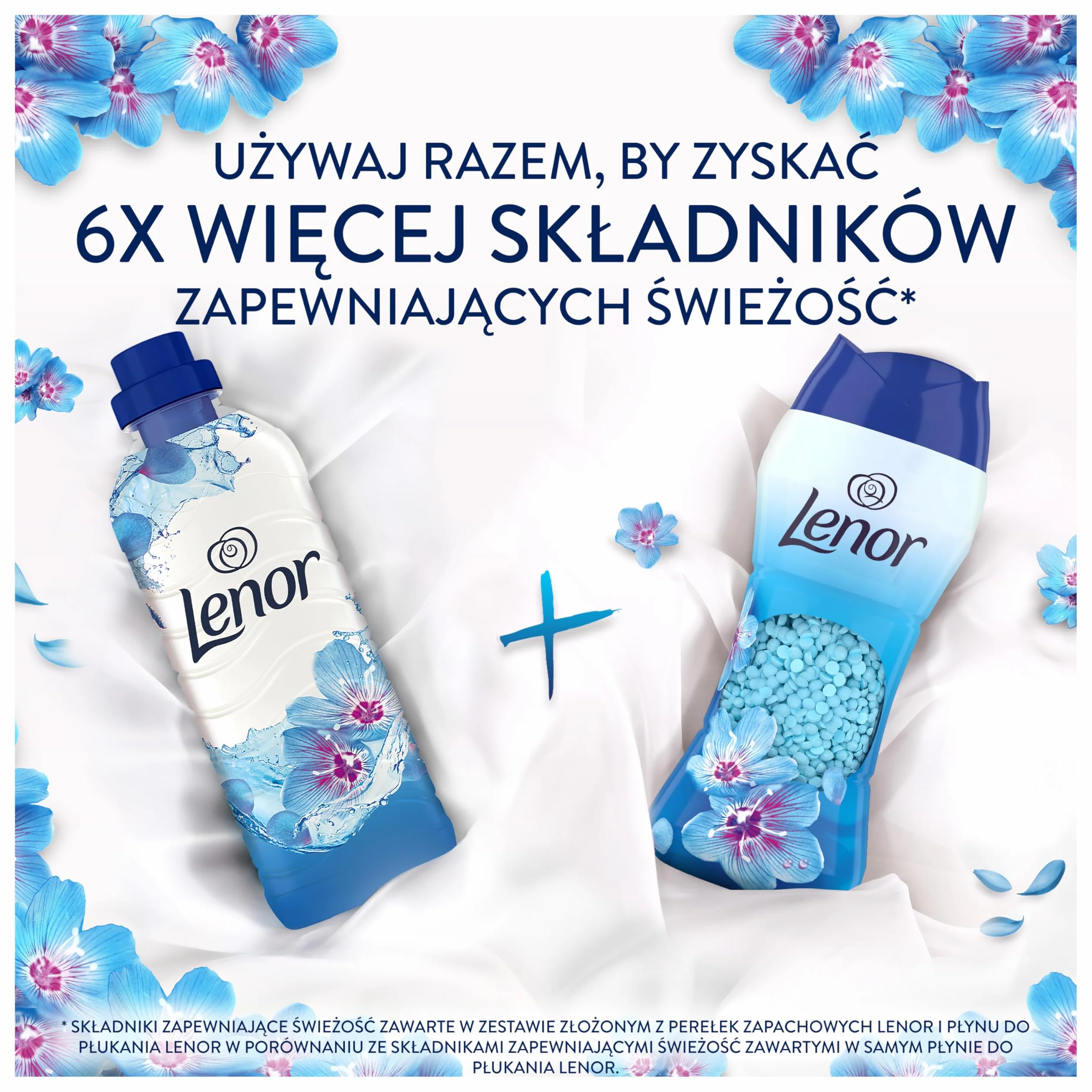Lenor perfumowane perełki zapachowe do prania 195g, Spring Awakening, zapach non stop do 12 tygodni dla przechowywanych ubrań