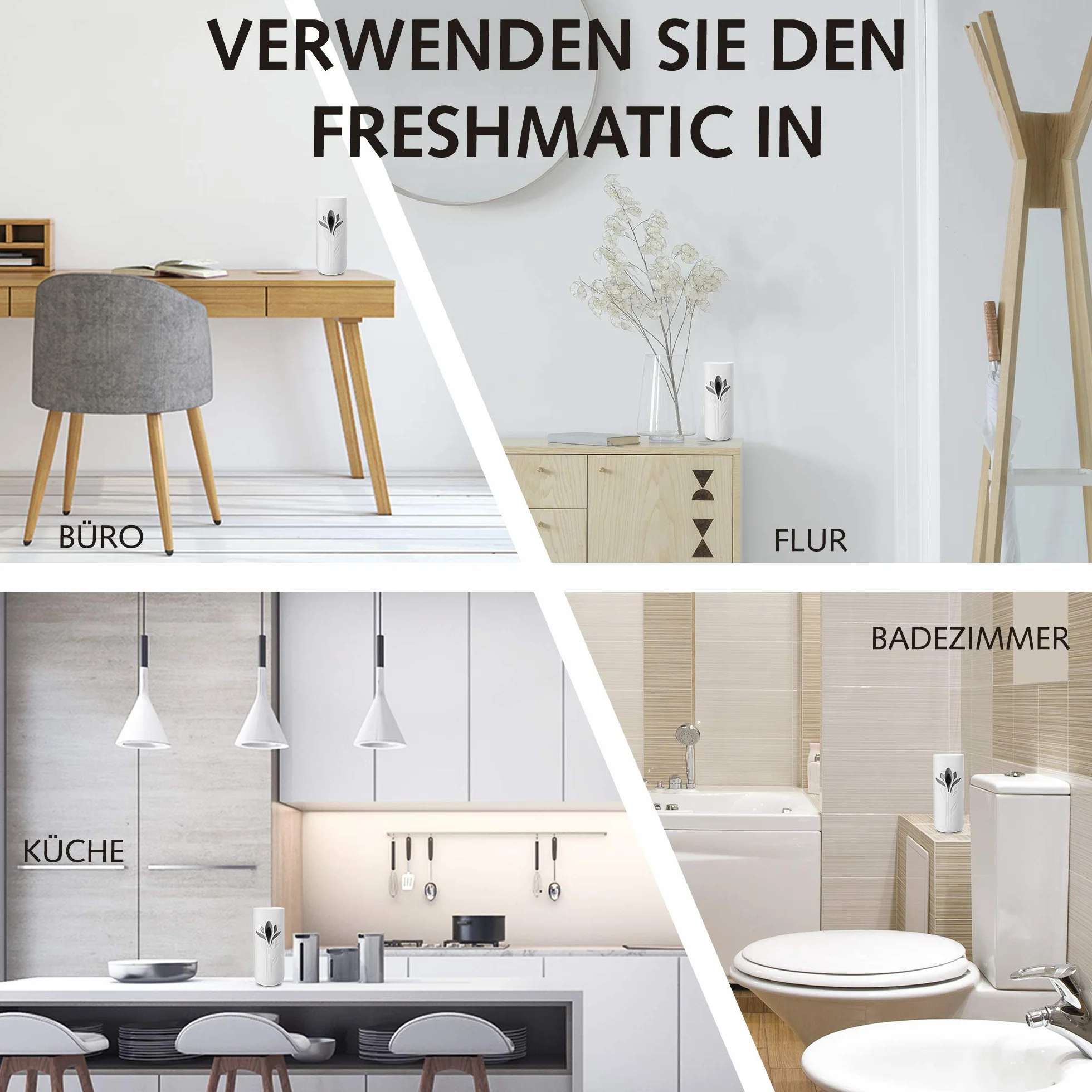Air Wick Freshmatic Max Pure wkład uzupełniający do Air Wick Freshmatic Max – zapach: świeże pranie – 2 x 250 ml wkład uzupełniający