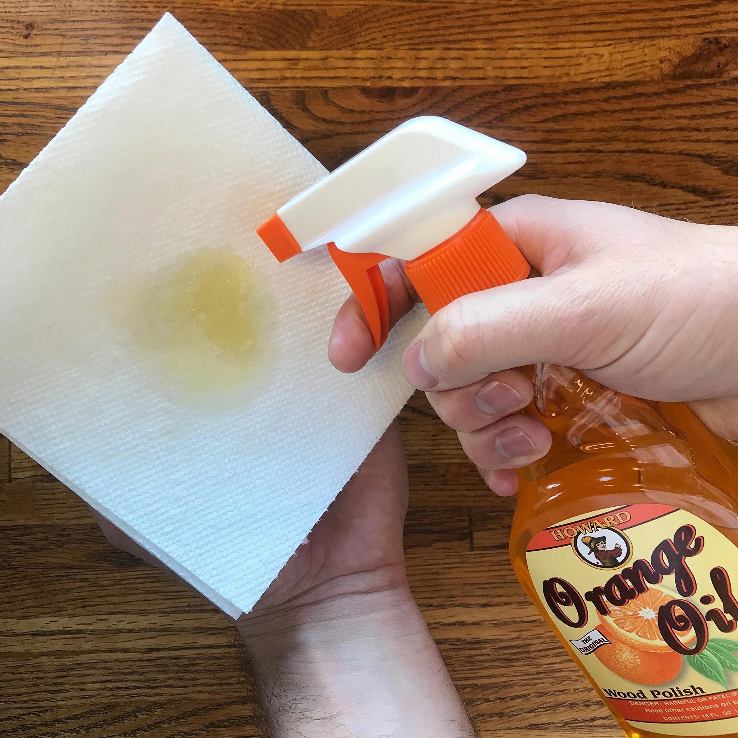 Howard (0R0008) Orange Oil Wood Polish 236 ml - preparat do czyszczenia drewna