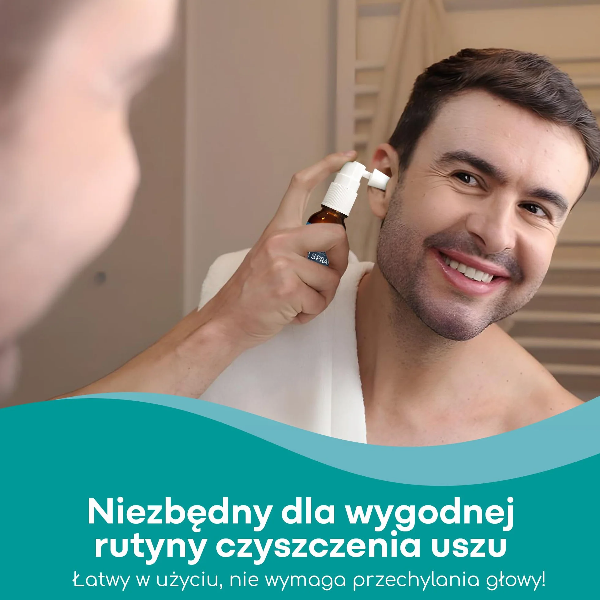 Medi Grade Preparat do Czyszczenia Uszu – Naturalny Płyn do Czyszczenia Uszu z Wodorowęglanem Sodu na Zatkane Uszy i Usuwanie Woskowiny – Butelka 20ml z Ponad 50 Rozpyleniami dla Łatwej Aplikacji