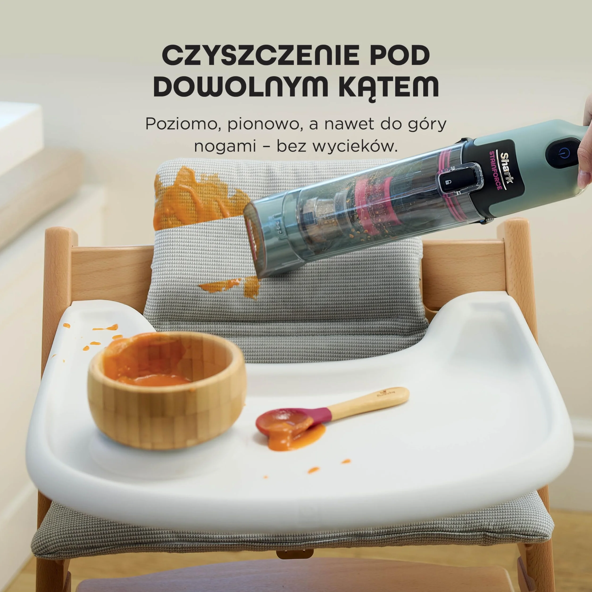Shark StainForce Lekkie i przenośne urządzenie do usuwania plam i zabrudzeń z dywanów, chodników, tapicerki, schodów, z pojemnikiem, akcesoriami i środkiem czyszczącym (2 szt.), HX100EUCP