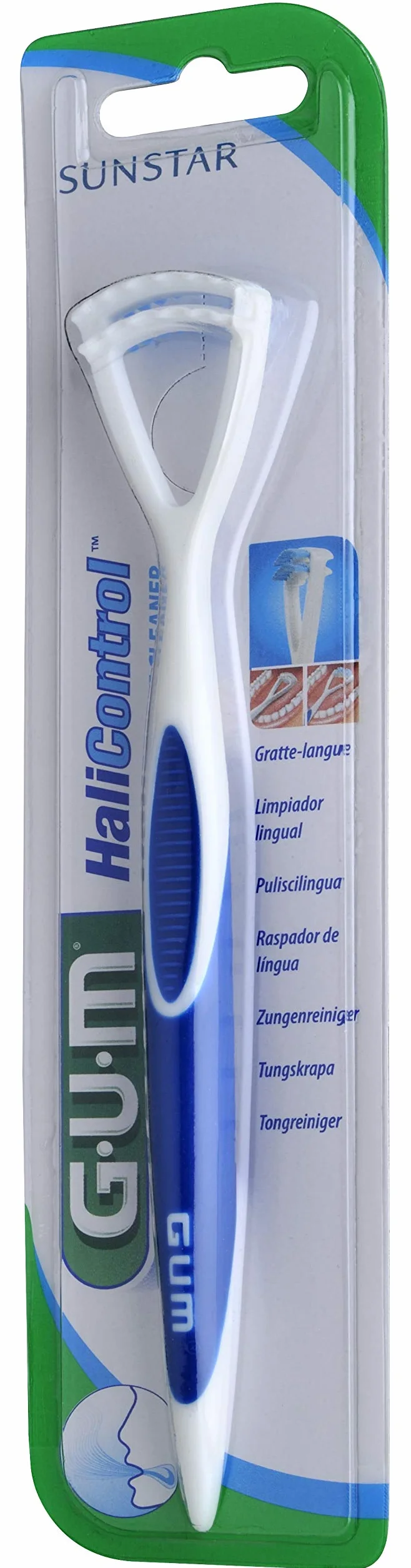 Gum HaliControl szczoteczka do języka 3 sztuki