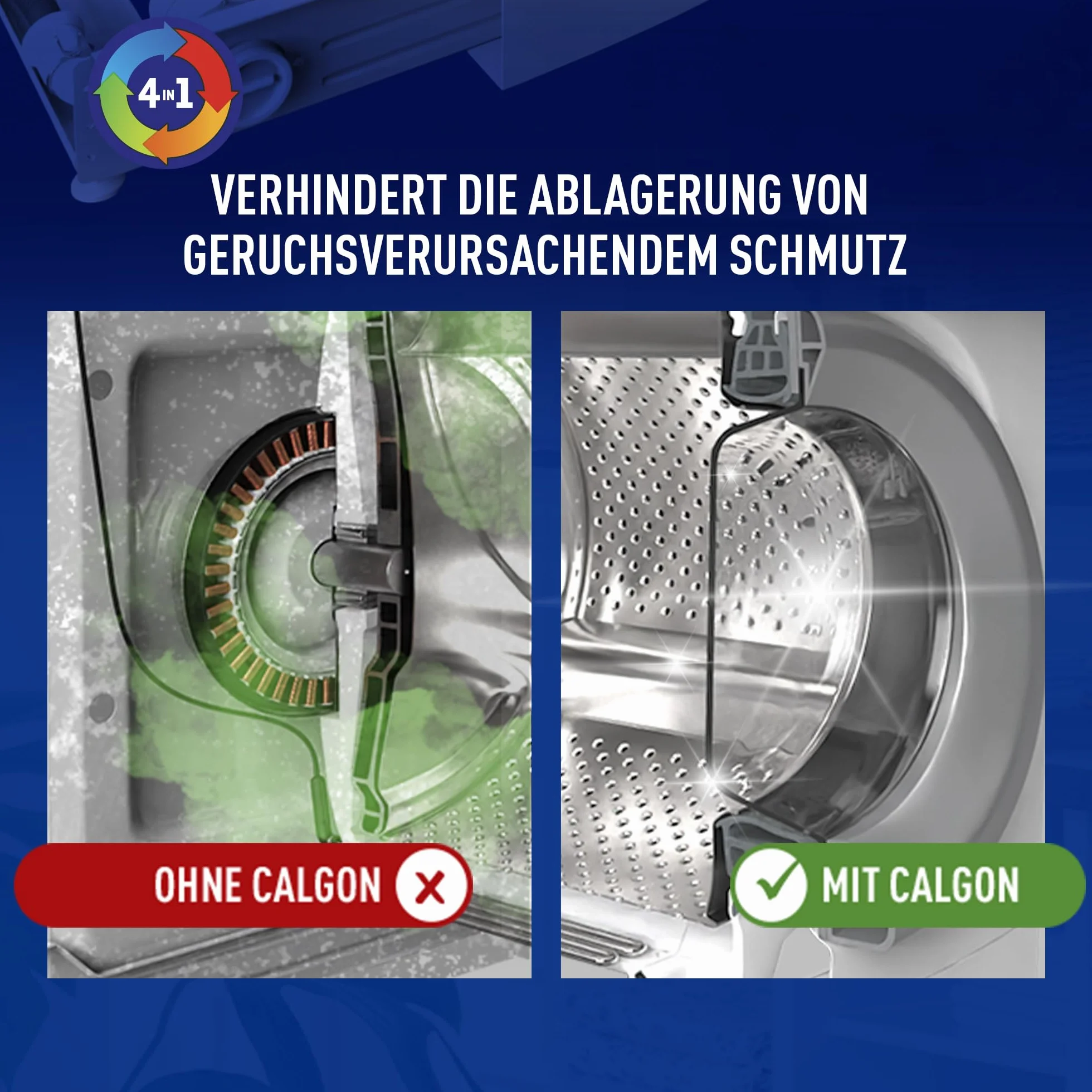 Calgon Power Gel 4 w 1 ochronny zmiękczacz wody do pralki 2,15 l