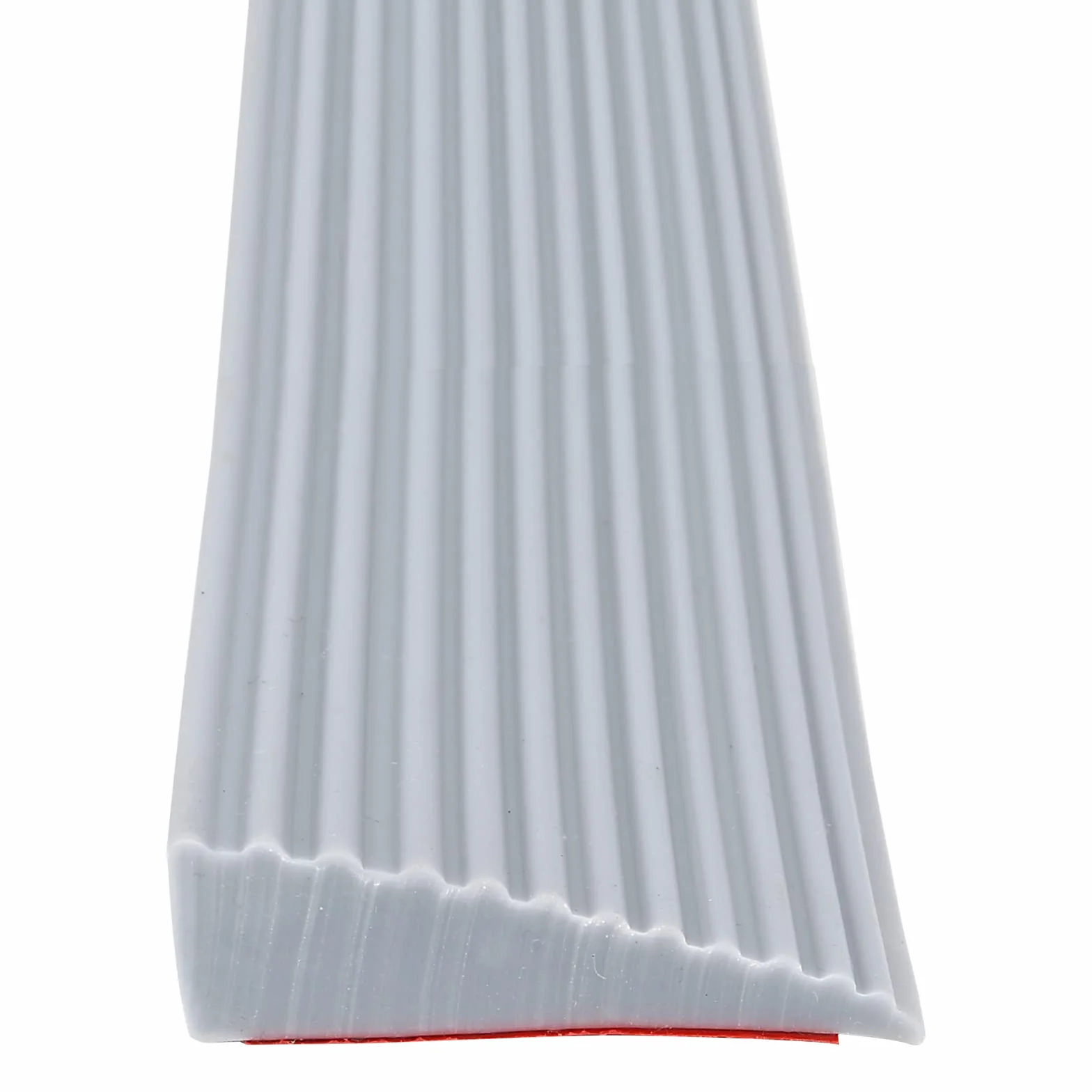Rampa progowa 100 x 5,5 x 1,6 cm, taśma do progów drzwi, antypoślizgowa powierzchnia, silikonowa listwa przejściowa do podłogi, otwieranie drzwi do roweru, wózka inwalidzkiego, czyszczenia, robota,