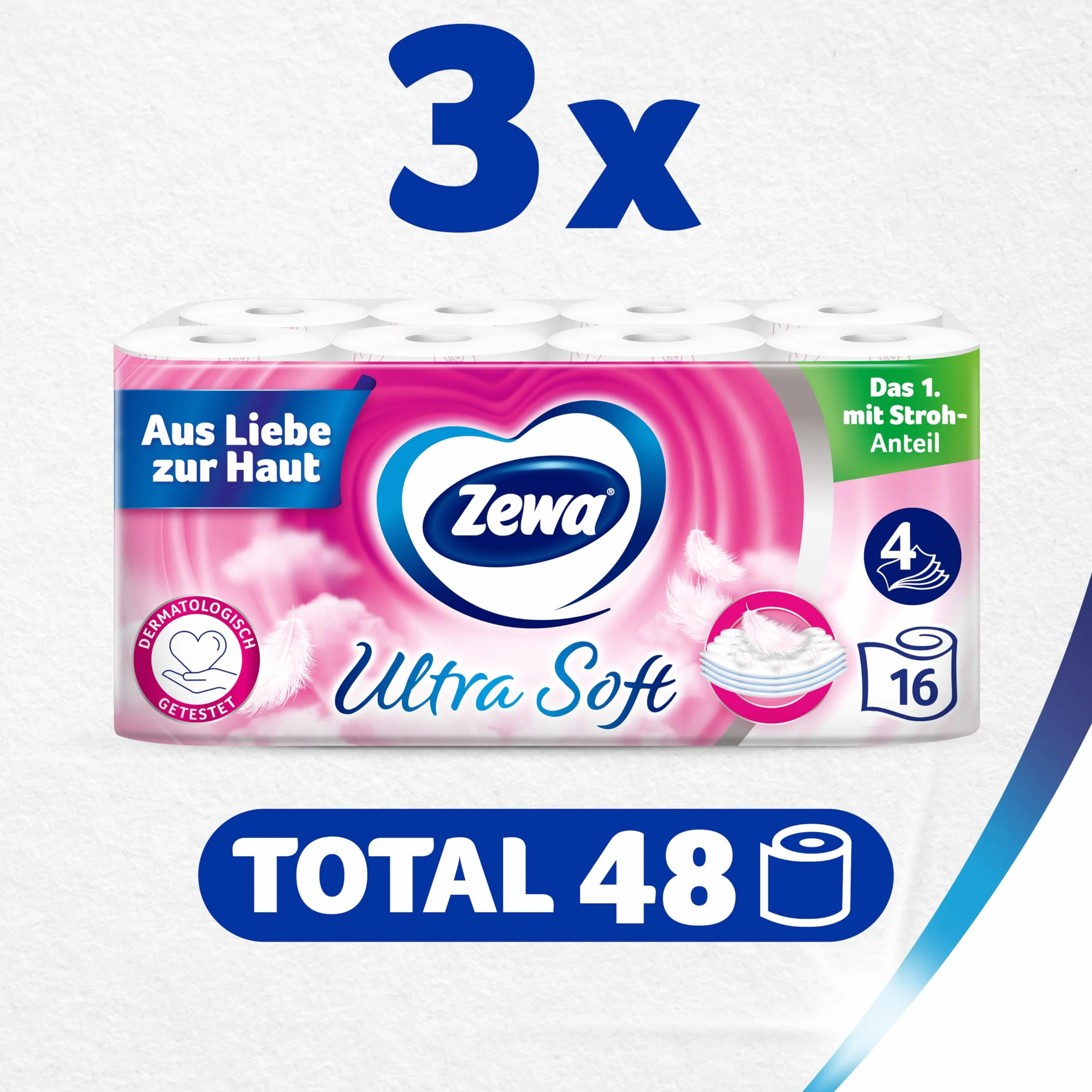 Zewa Ultra miękki papier toaletowy 3 x 16 rolek