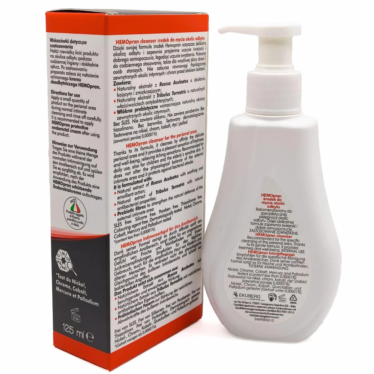 Dermoxen HEMOpran żel do mycia okolic odbytu 125 ml