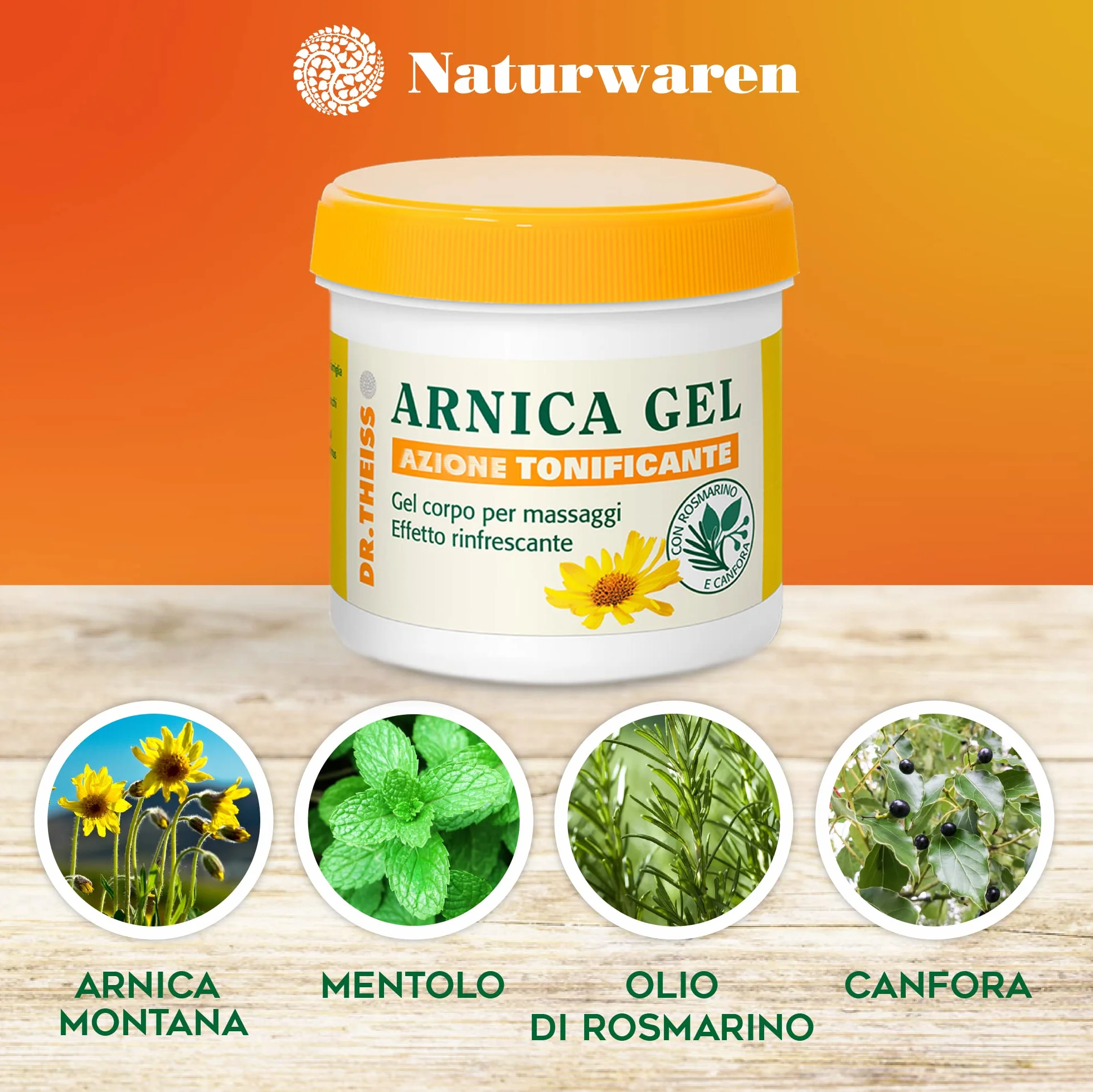 Dr. Theiss Arnica żel do szybkiego masażu mięśni i stawów, 200 ml