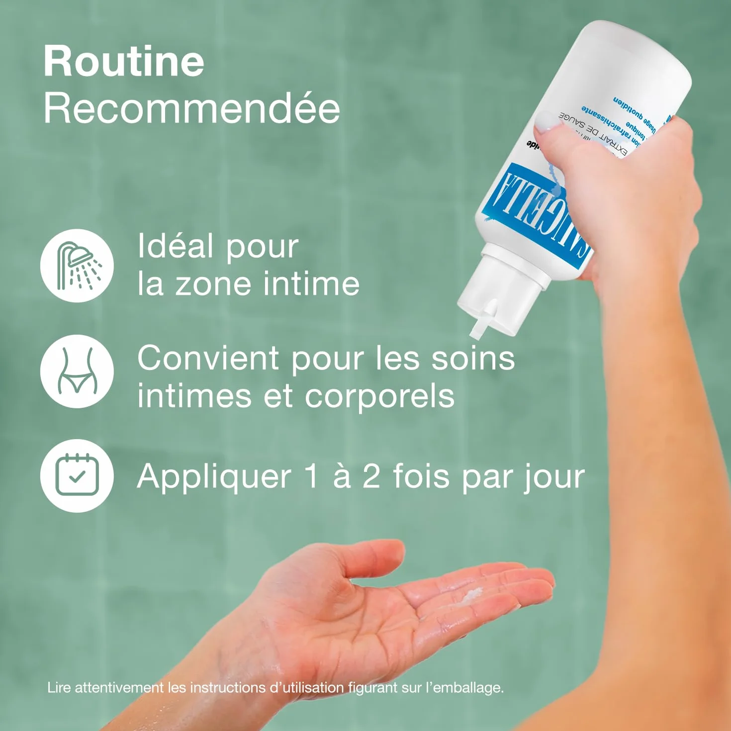 Saugella Dermoliquid z ekstraktem Salvia officinalis, odświeżający i przeciwzapachowy 500 ml