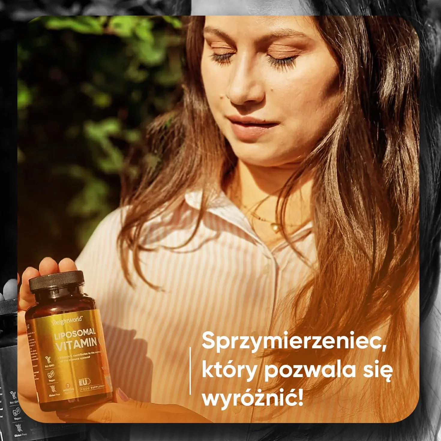 Witamina C liposomalna 1000 mg 180 kapsułek z dziką różą wegański bez GMO