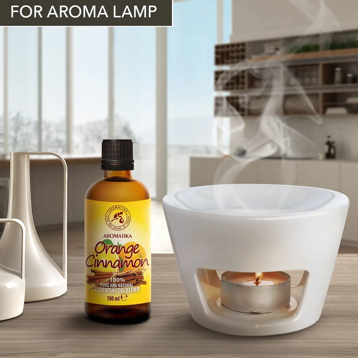 Mieszanka zapachowa pomarańcza i cynamon 100 ml – mieszanka eteryczna – olejki eteryczne do dyfuzorów i lamp zapachowych – olejki zapachowe na Boże Narodzenie