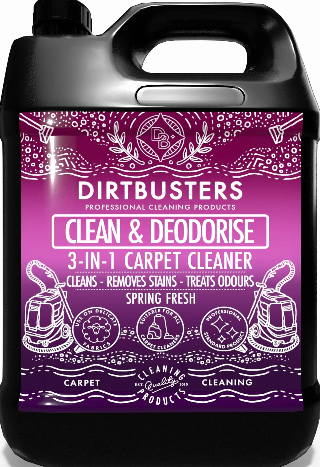 Dirtbusters Roztwór do czyszczenia dywanów 5 l