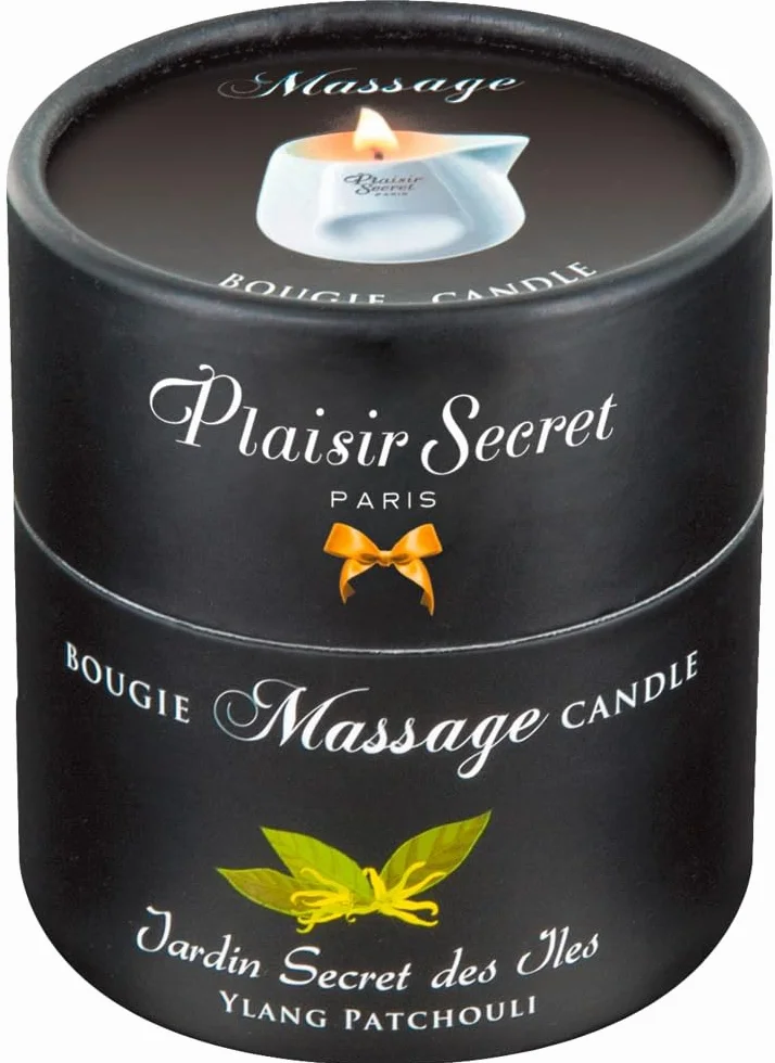 Plaisirs Secrets Świeca do masażu dla smakoszy zapach Ylang paczula 80 ml