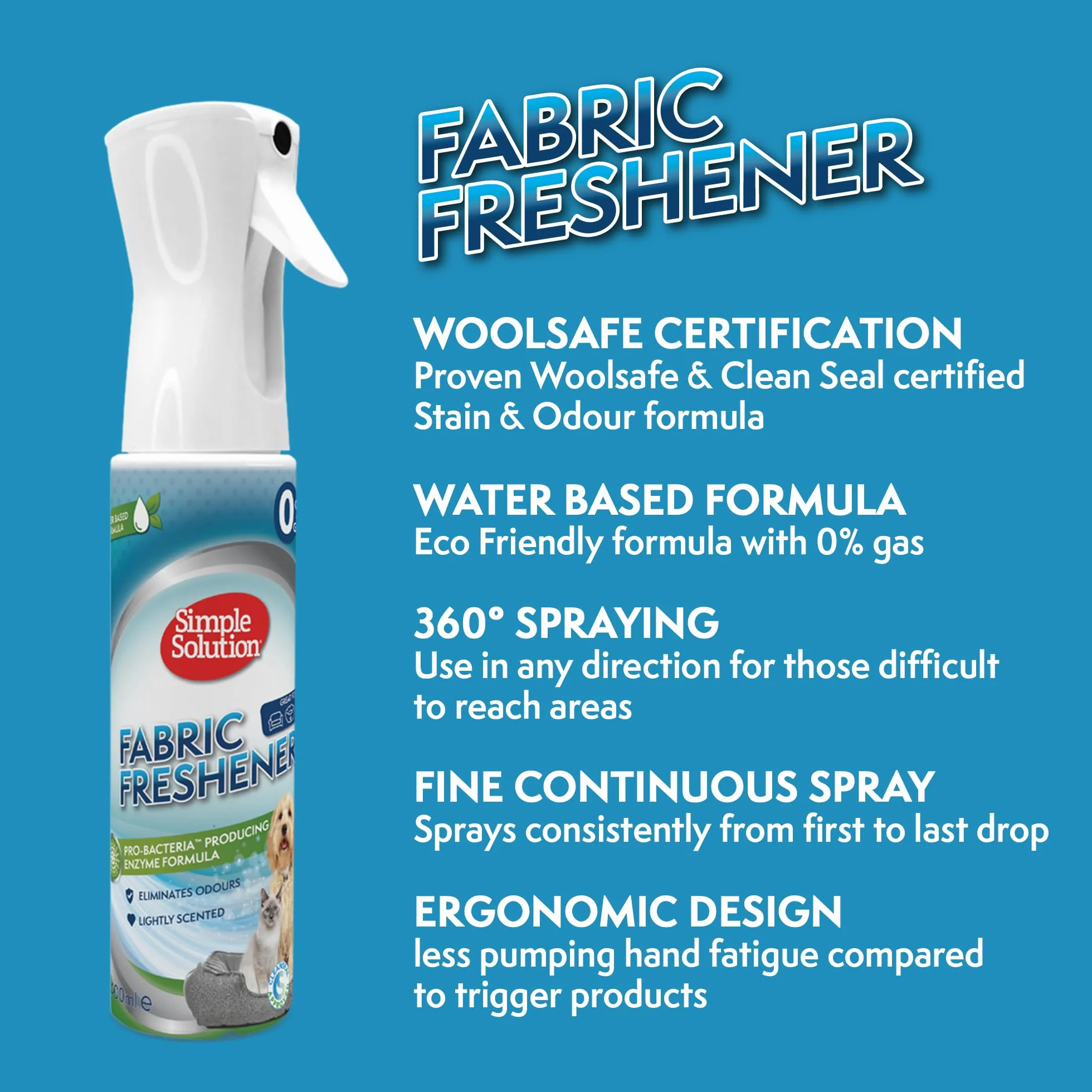Simple Solution Odświeżacz do tkanin 400ml
