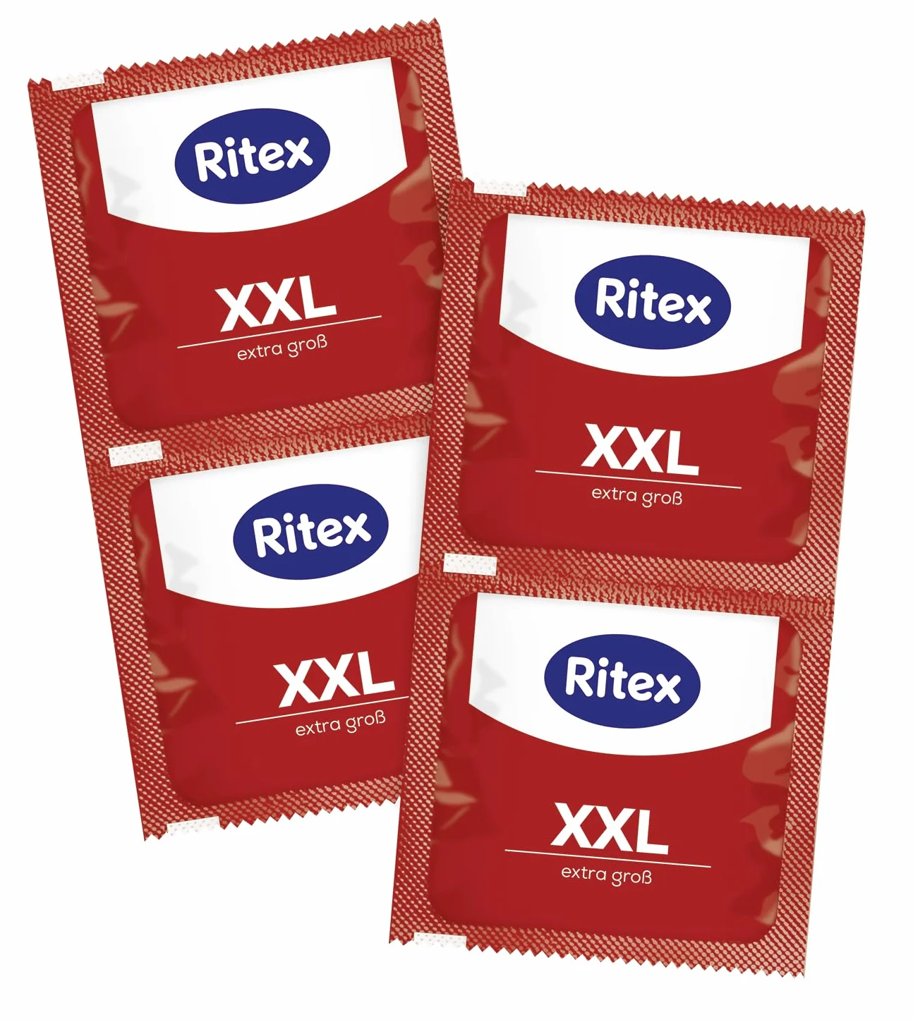 Ritex XXL bardzo grube prezerwatywy do dużych rozmiarów 4 x 8 (32) + 3 x lubrykant ID Glide 3 ml