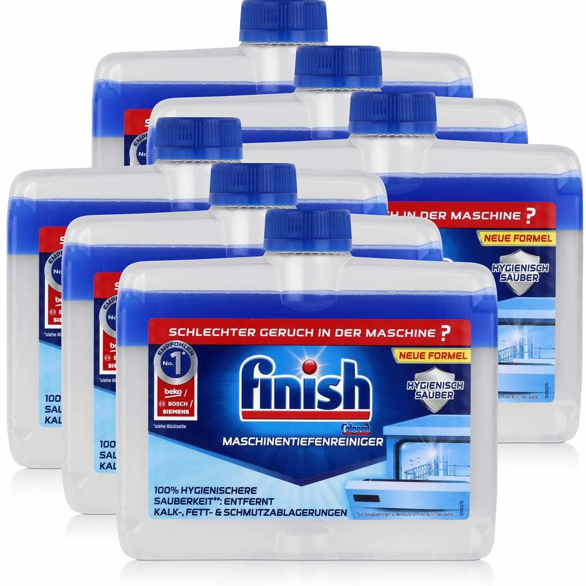 Calgonit Finish środek do pielęgnacji zmywarek 5 x Power 250 ml 6 szt.