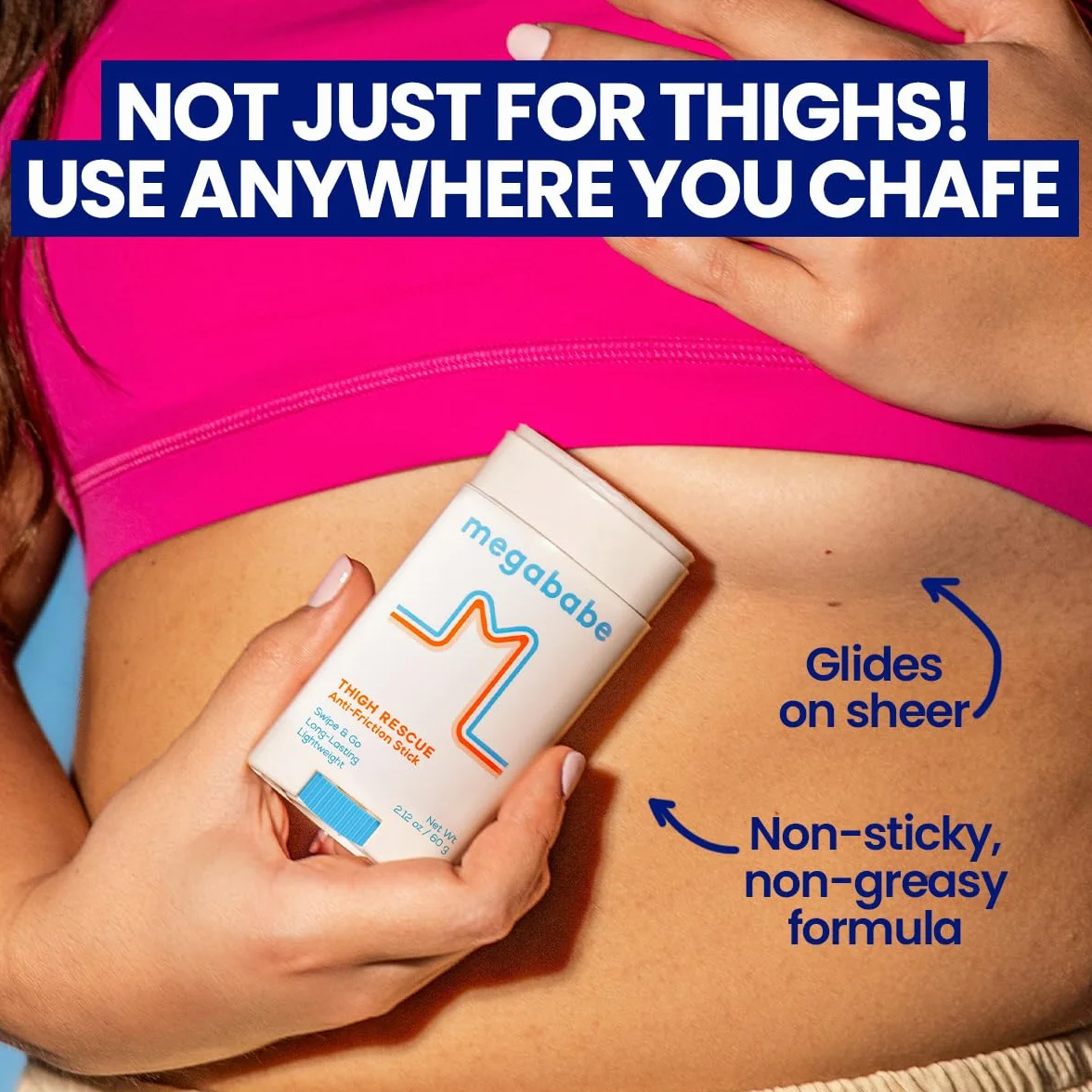 MegaBabe Thigh Rescue Stick Anti-Chafe Aloe, Pomegranate & Grapeseed Oil