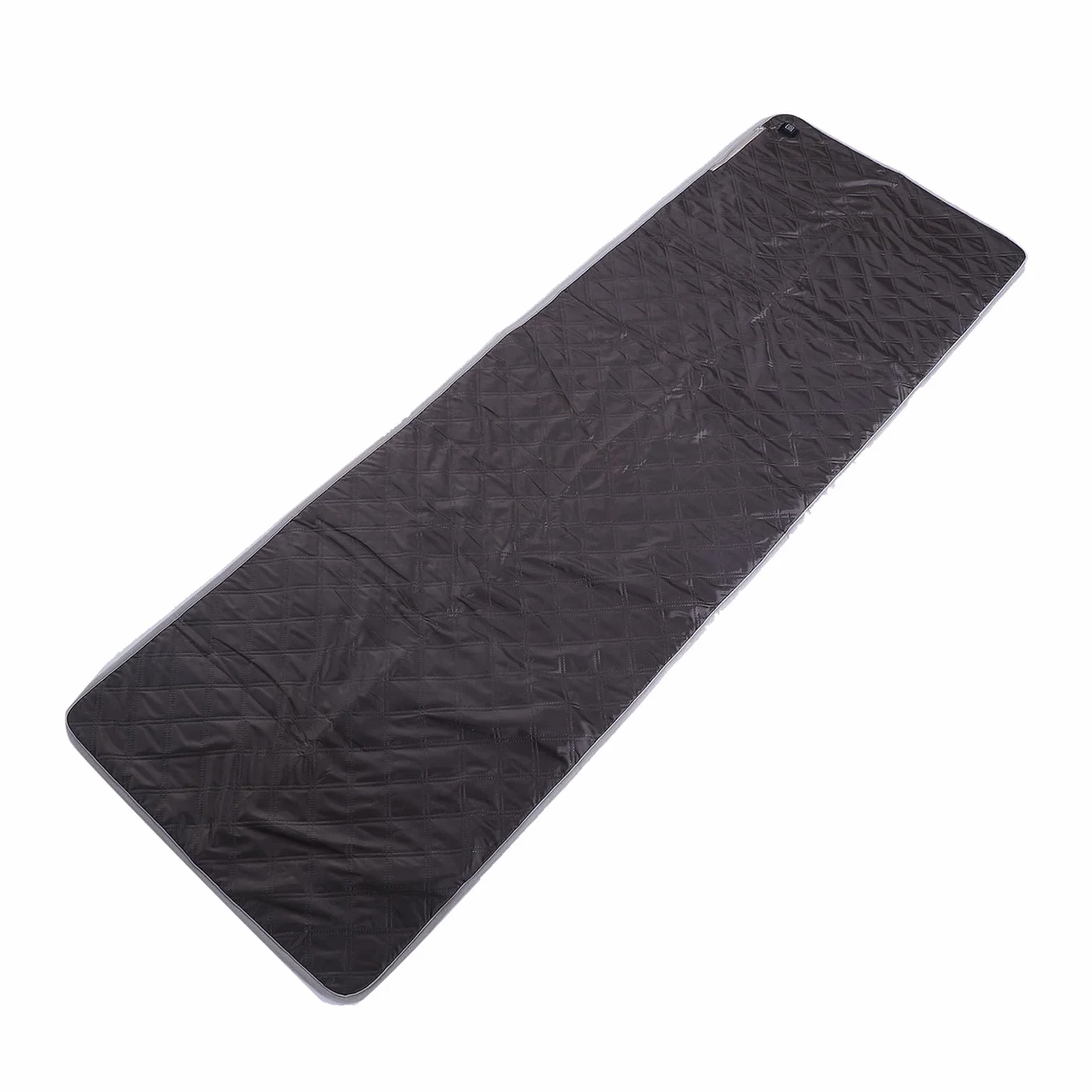 Zunate Podgrzewana Karimata Przytulna 3-poziomowa Podkładka Grzewcza USB do Pieszych Wędrówek Podróżowanie 70,87 X 23,62 Cala Khaki